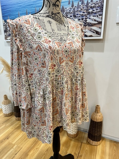 Earthy Boho Top - 18
