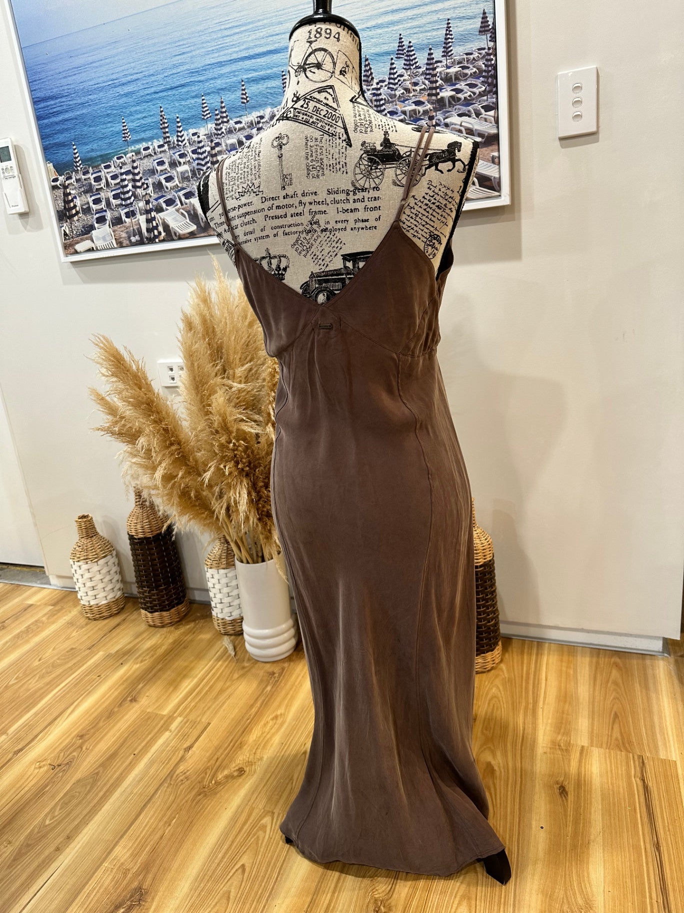 Thrills Dress 14 Brown