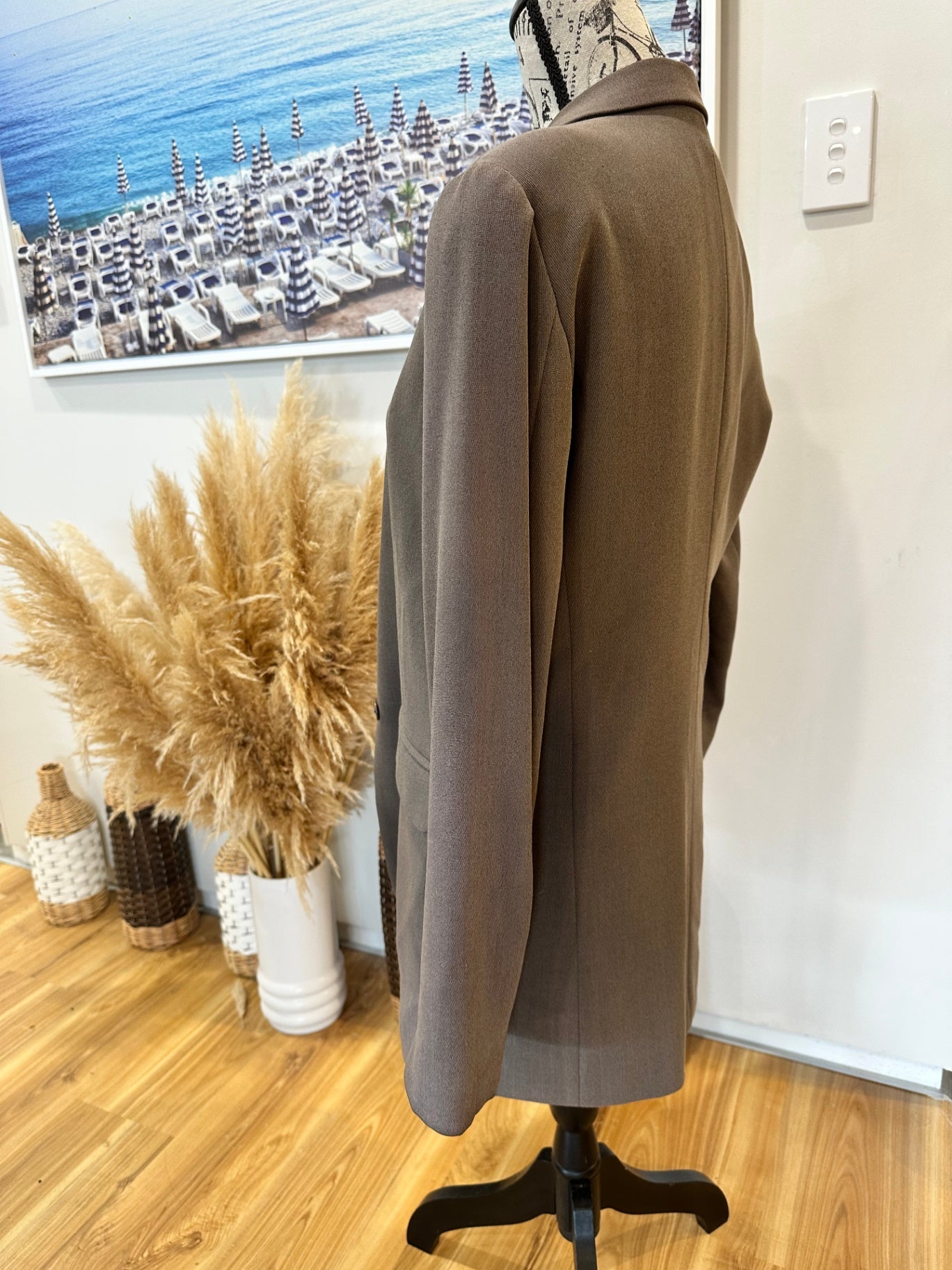 Jigsaw Blazer Small / Medium Taupe