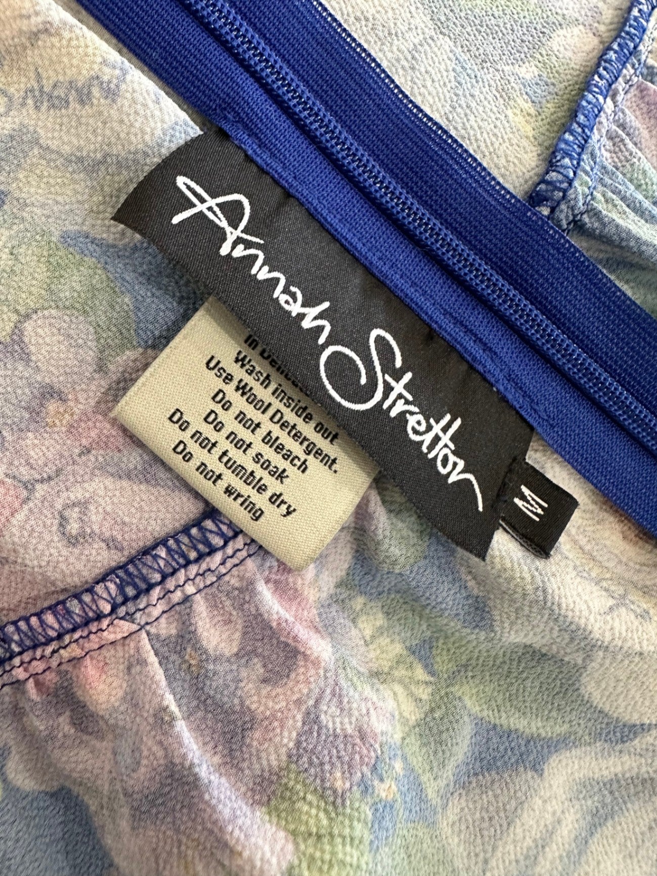 Annah Stretton Maxi Dress Medium Blue