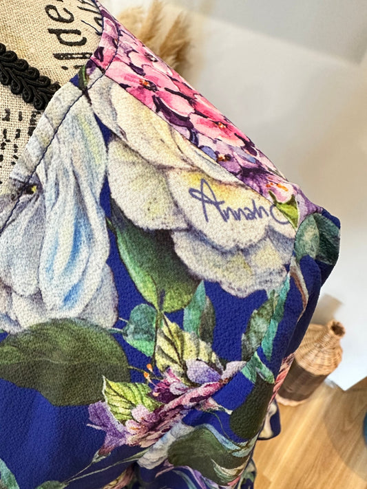 Annah Stretton Maxi Dress Medium Blue