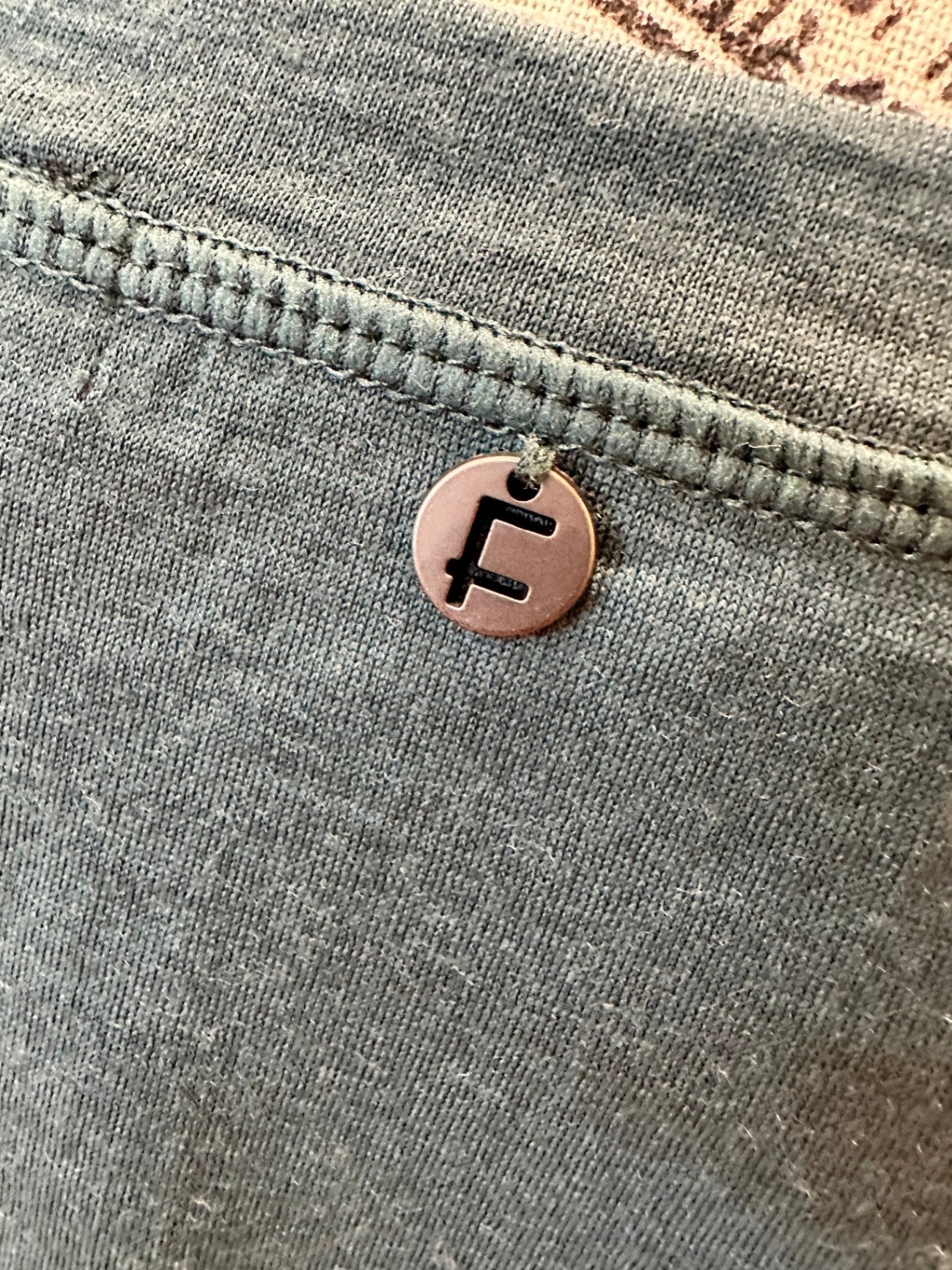 Foil Merino Top Extra Large Teal