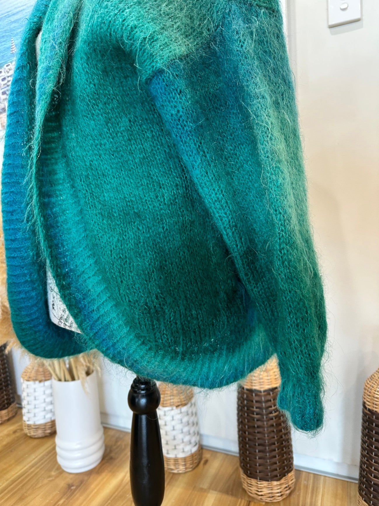 Vintage Cardigan Medium / Large Green