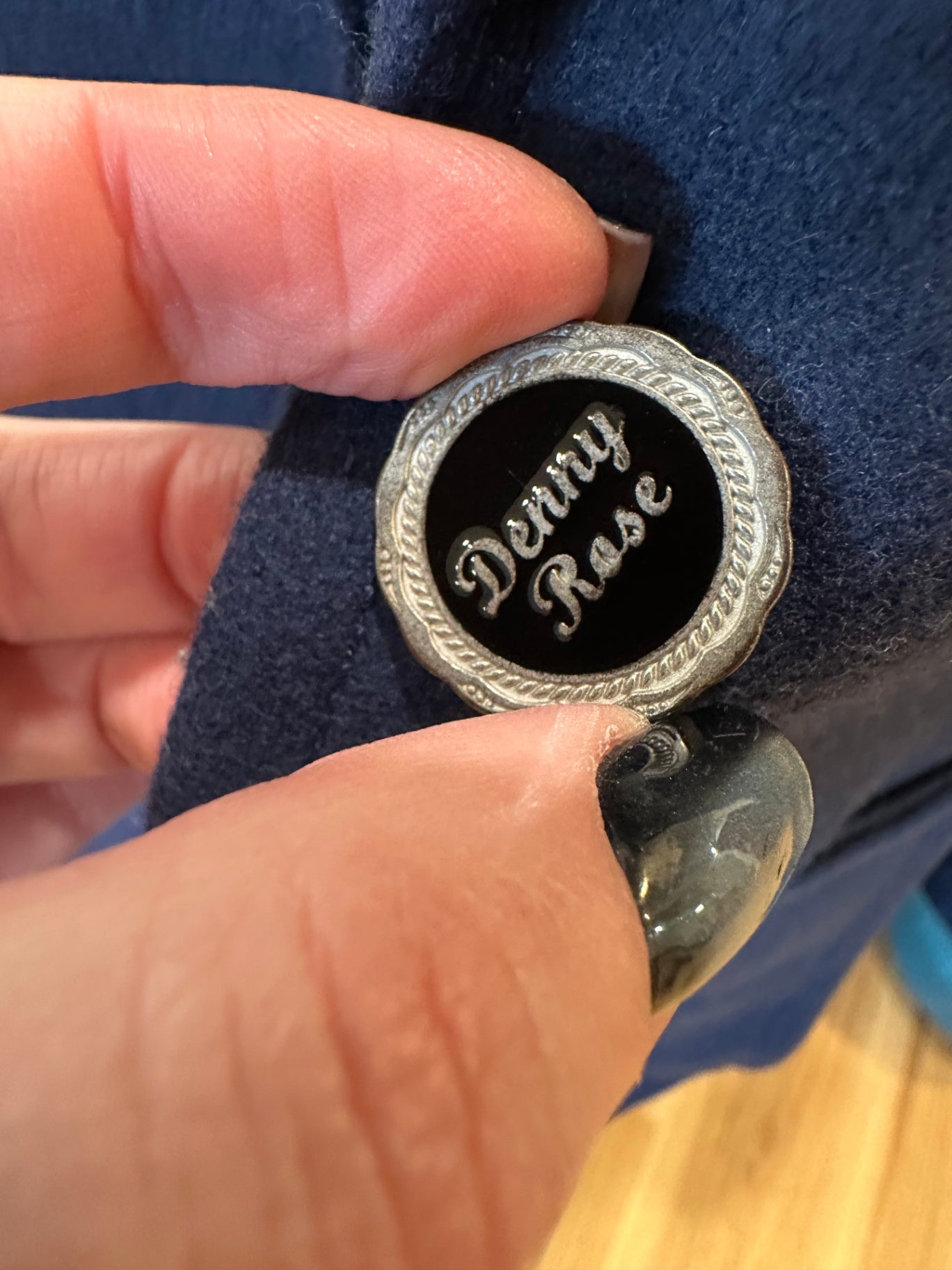 Denny Rose Winter Coat 8 Blue