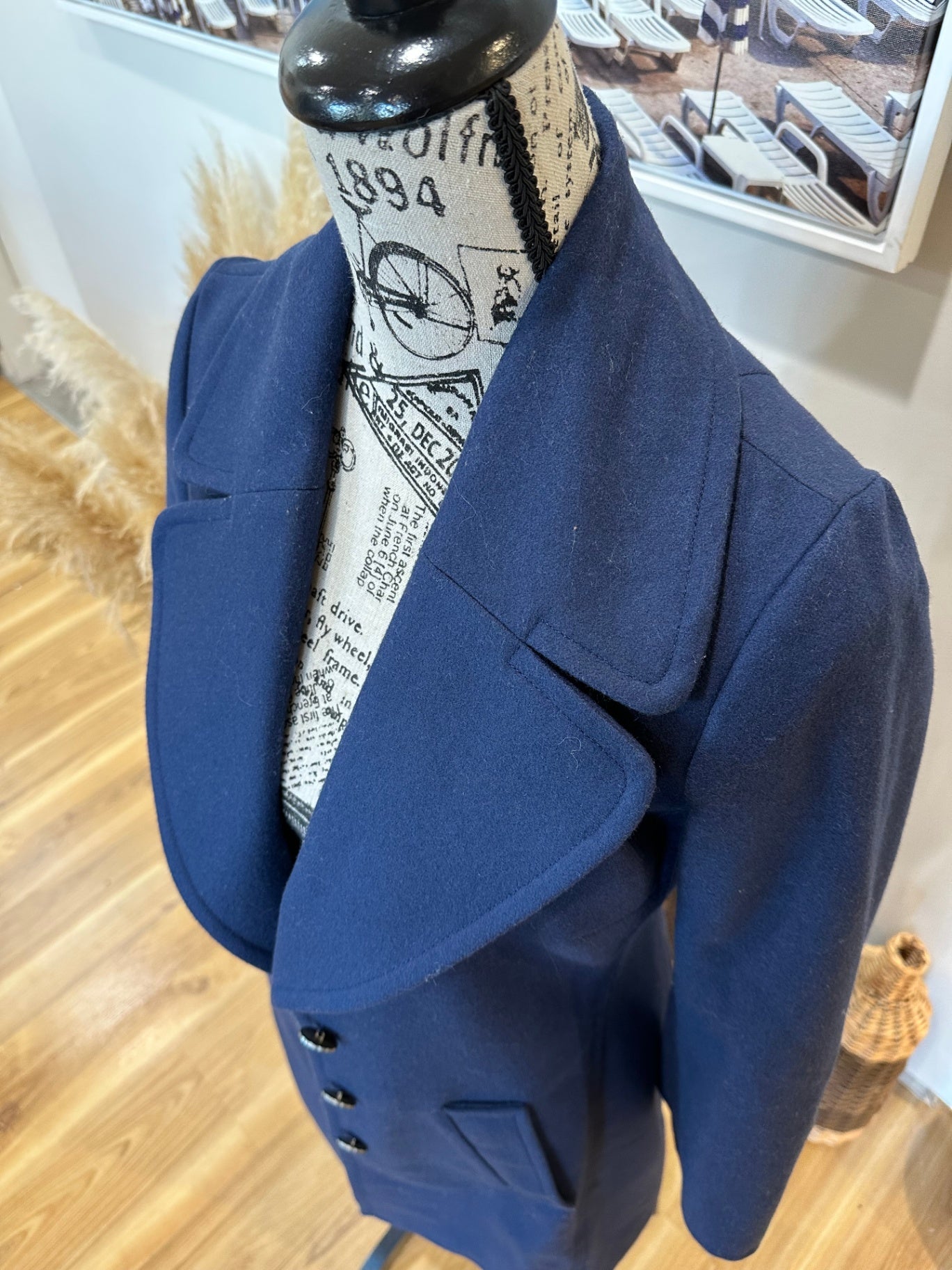 Denny Rose Winter Coat 8 Blue