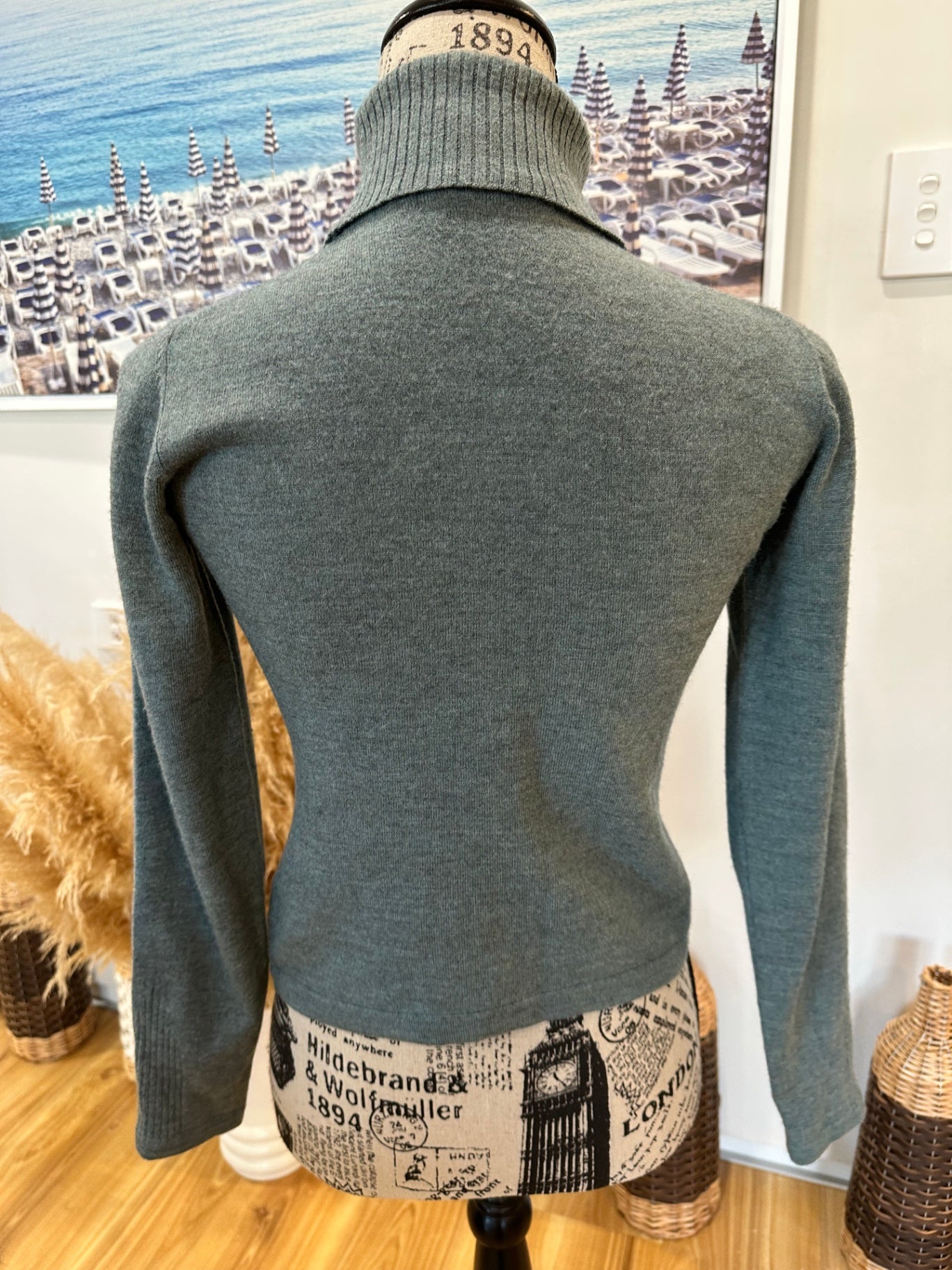Country Road Jumper Small Teal