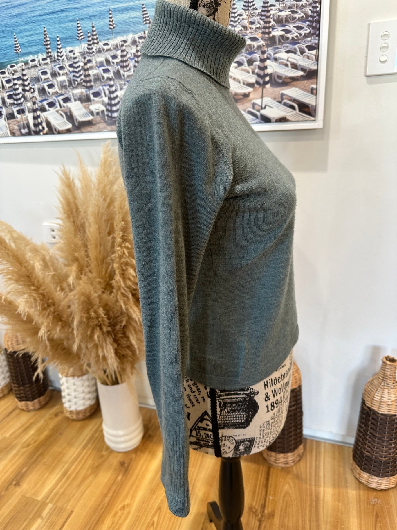 Country Road Jumper Small Teal