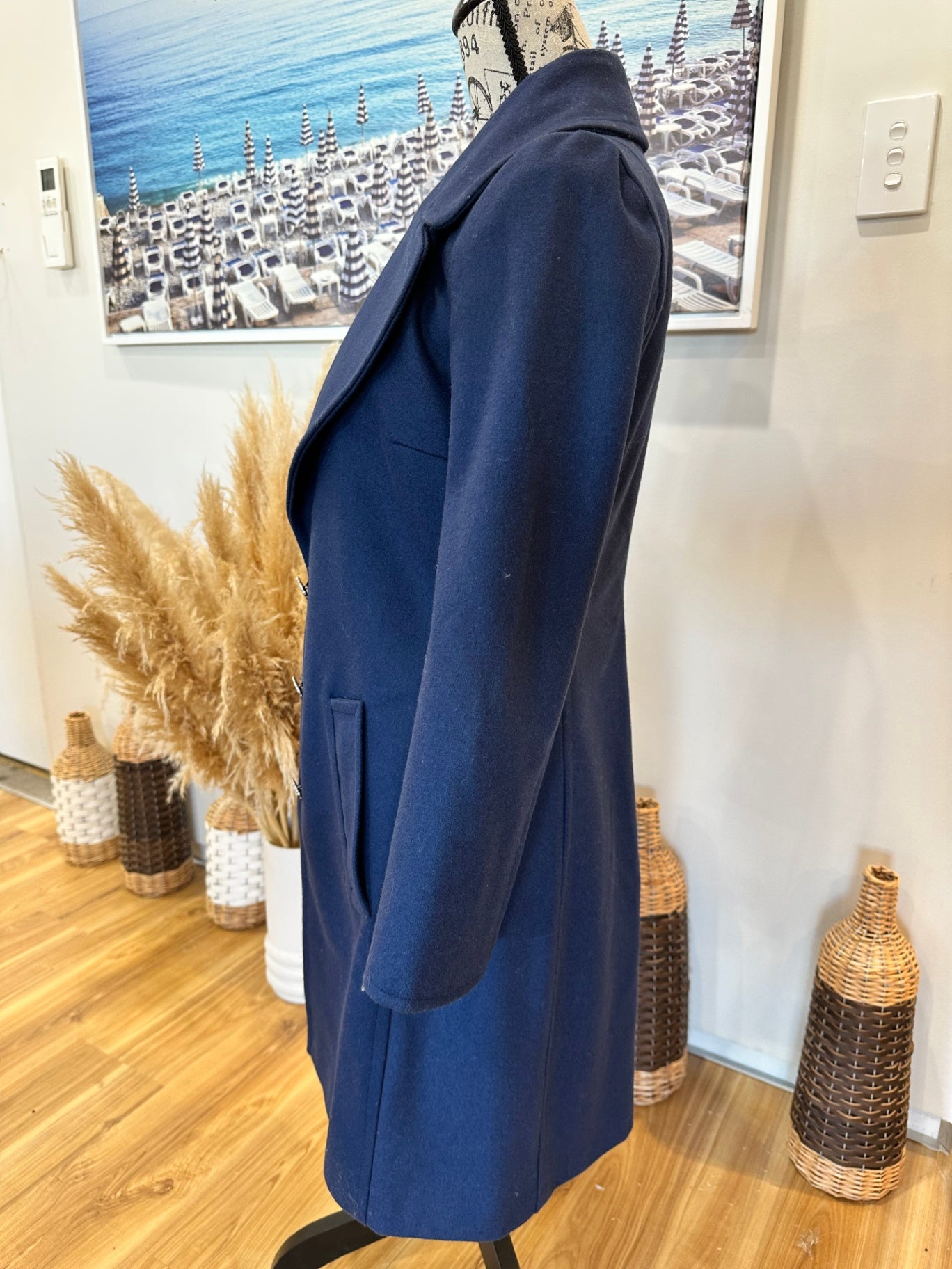 Denny Rose Winter Coat 8 Blue