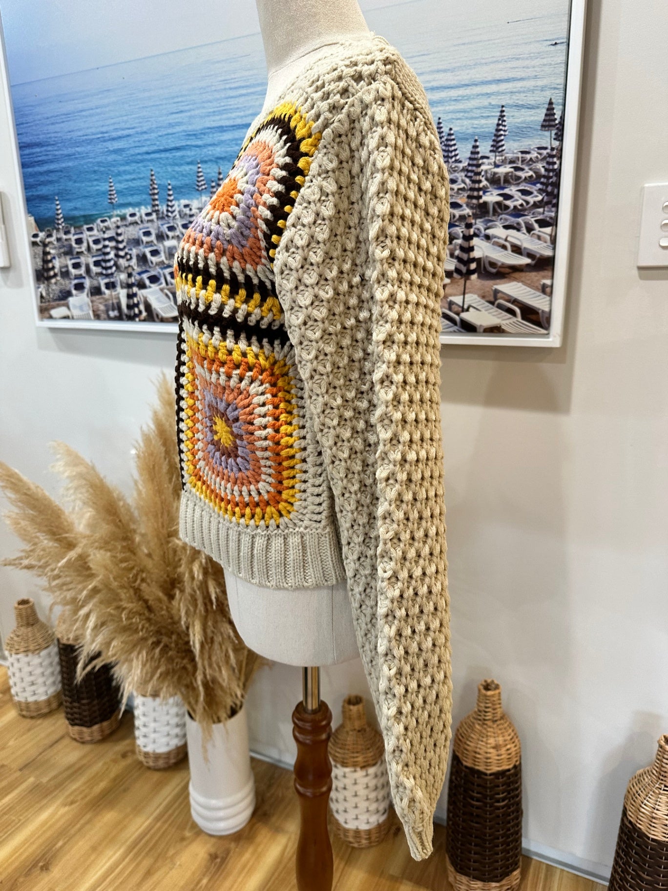 Ghanda Jumper Small Beige