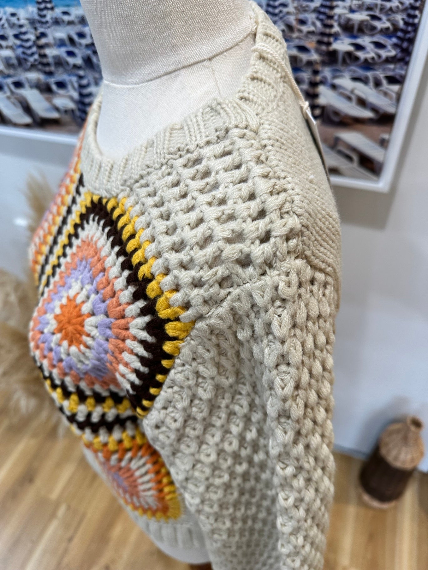 Ghanda Jumper Small Beige