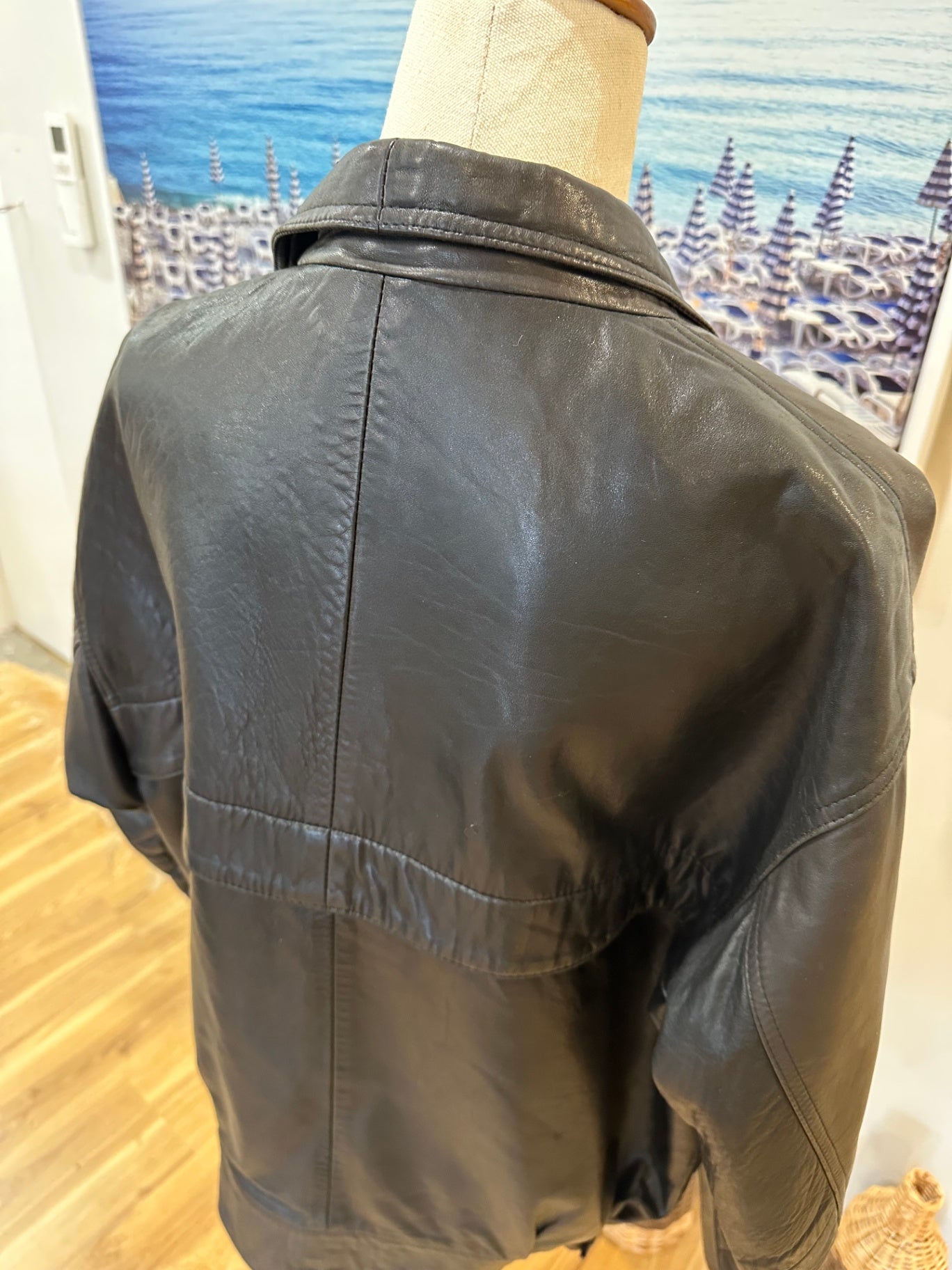 Vintage 80's Jacket -Small / Medium Black