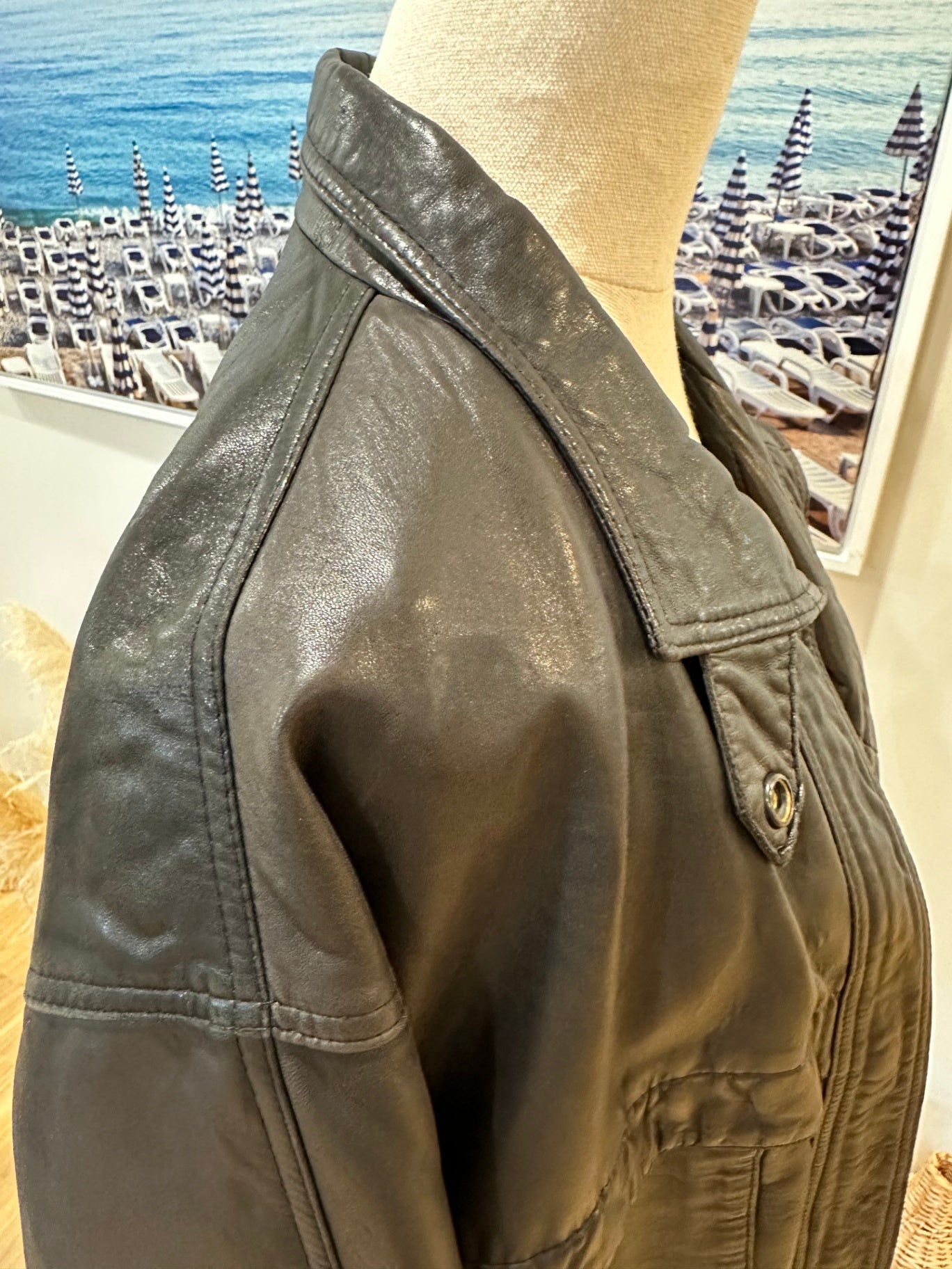 Vintage 80's Jacket -Small / Medium Black