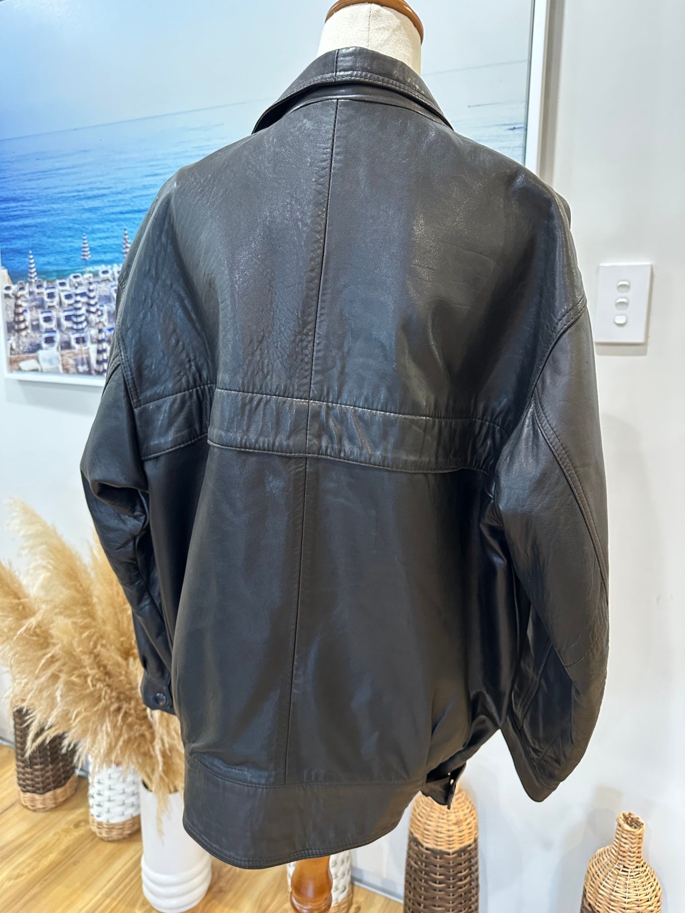 Vintage 80's Jacket -Small / Medium Black