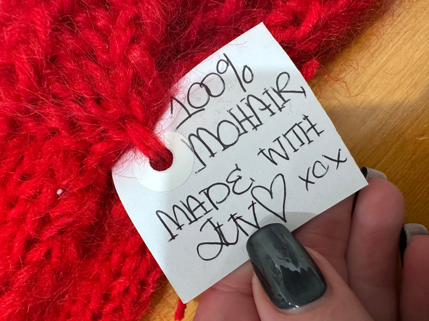 Handmade in New Brighton Mittens Red