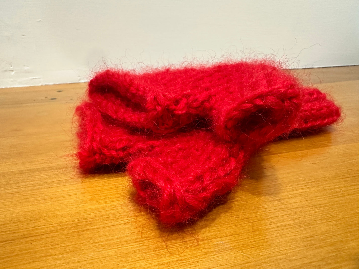 Handmade in New Brighton Mittens Red