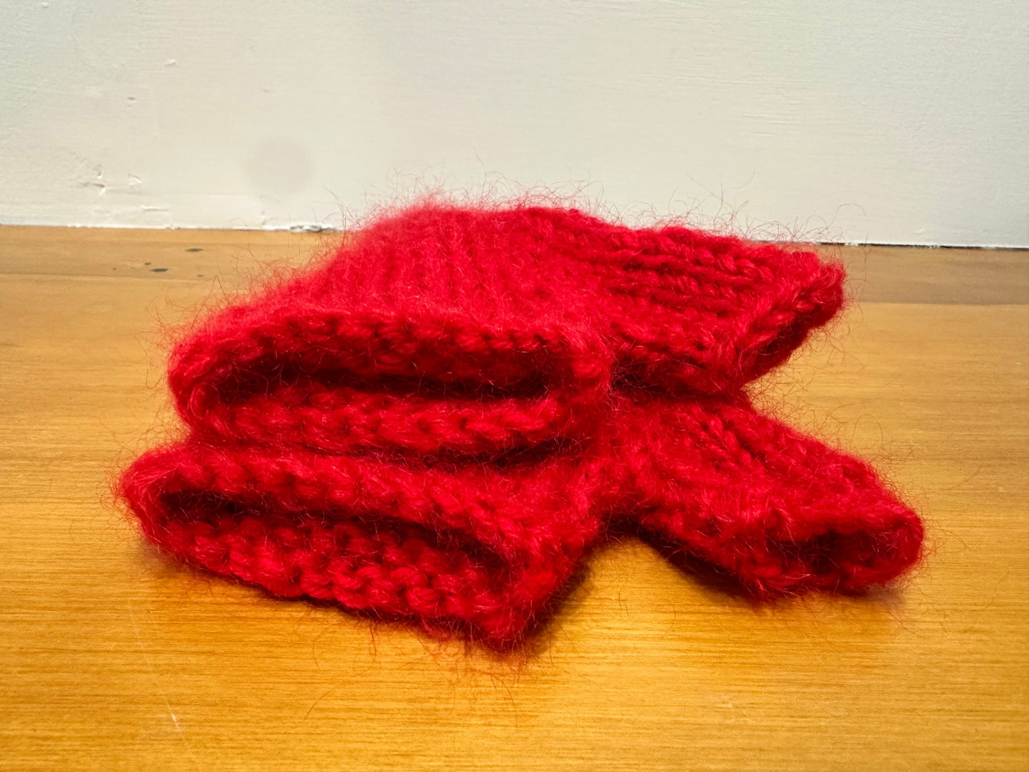 Handmade in New Brighton Mittens Red