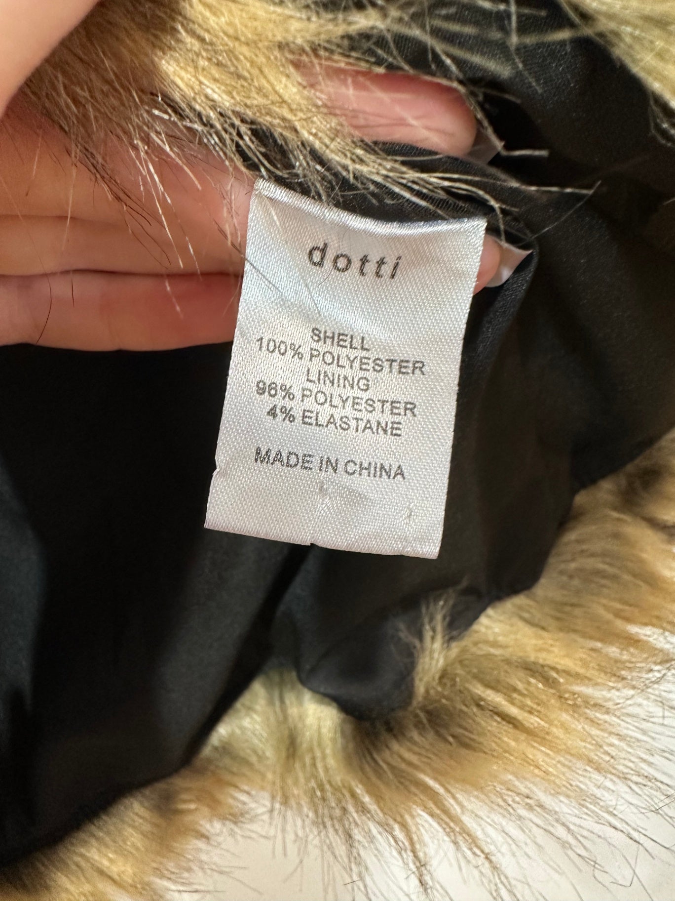 Dotti - Faux Fur - Vest 12 Brown