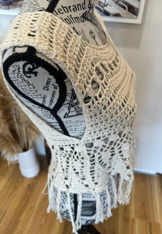 Crochet Inspired - Vest - Small