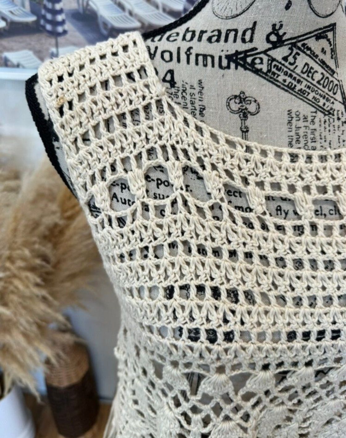 Crochet Inspired - Vest - Small