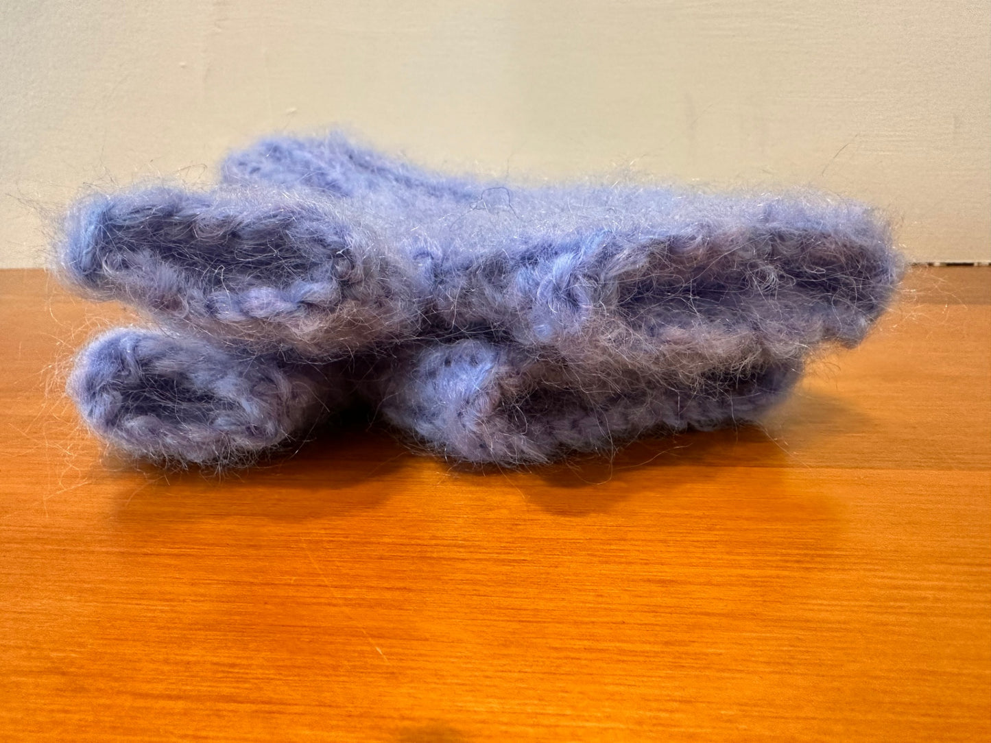 Made in New Brighton Mittens Pale Blue