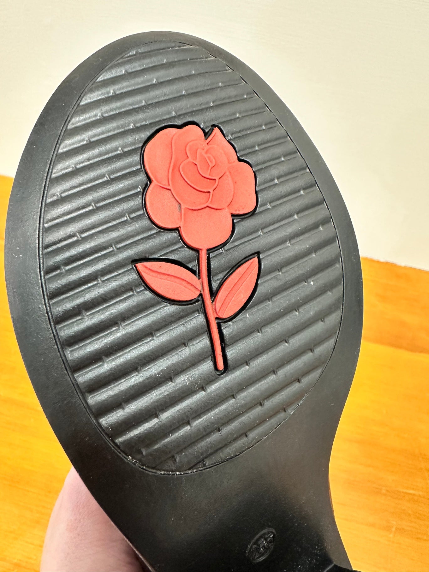 Socofy Shoes 25.5cm - Black Rose