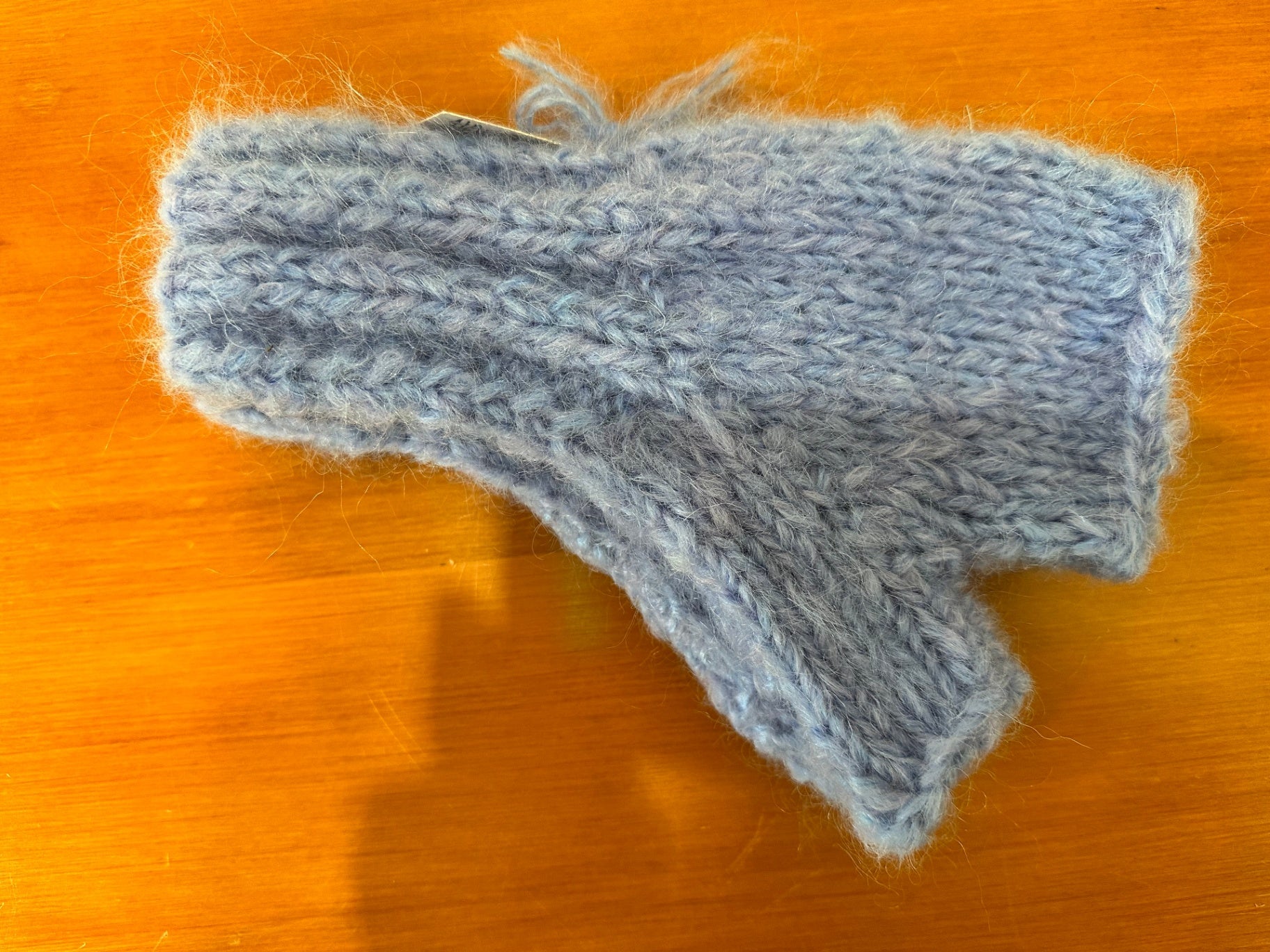 Made in New Brighton Mittens Pale Blue