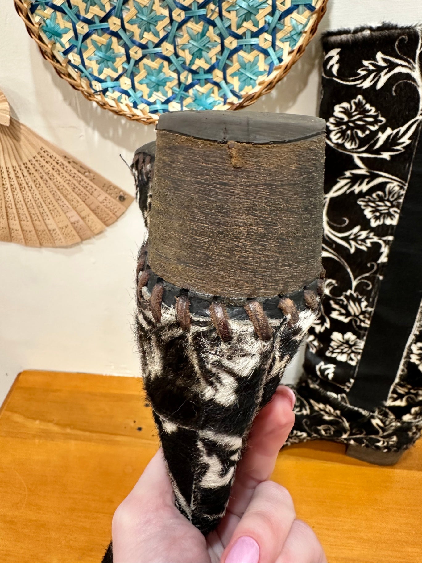 Knee High - Cow Hide - Boots - 40