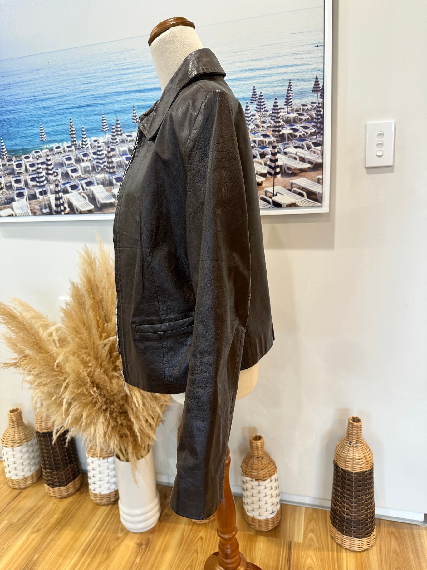 Jacket Small Brown