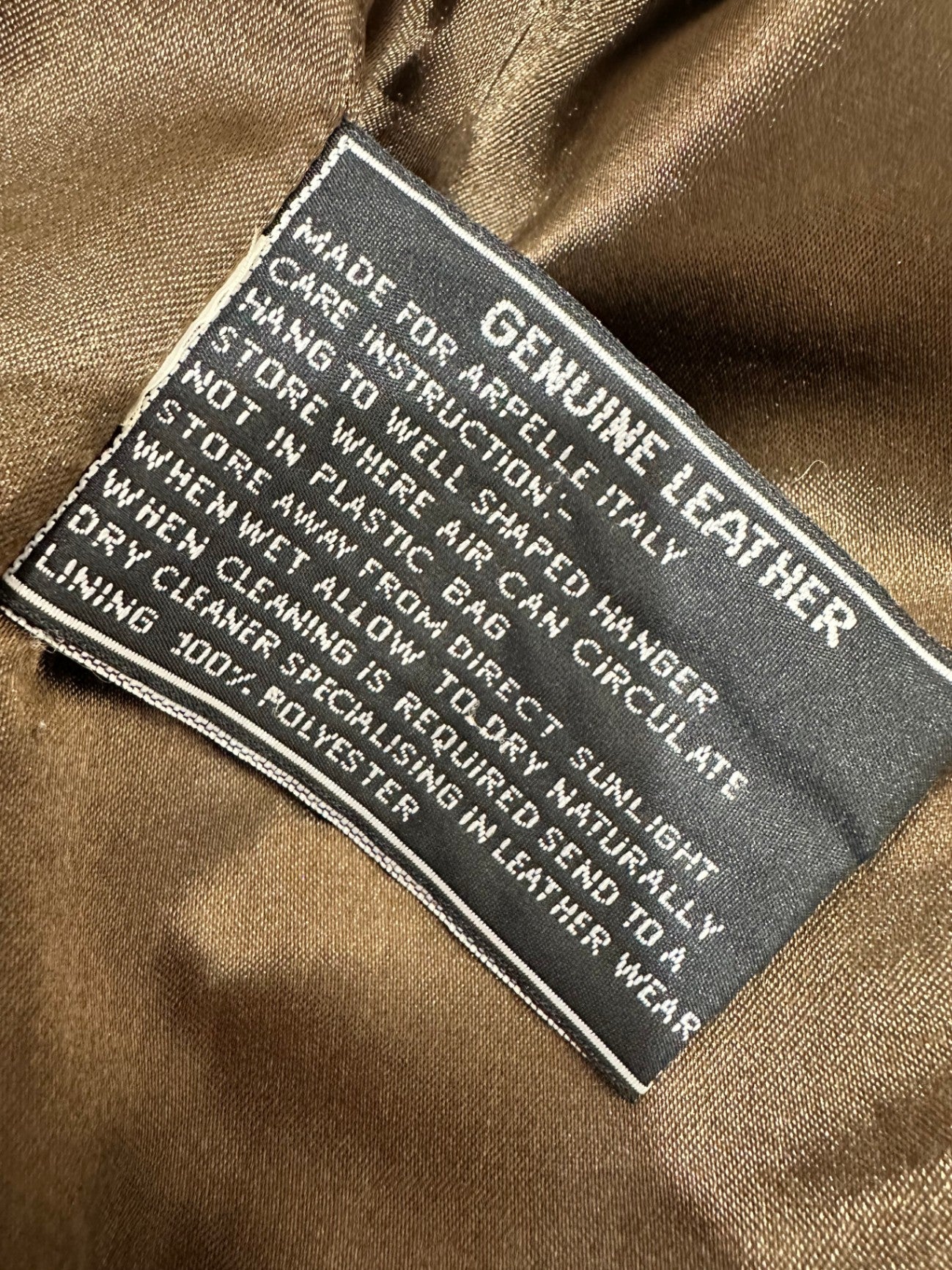 Jacket Small Brown