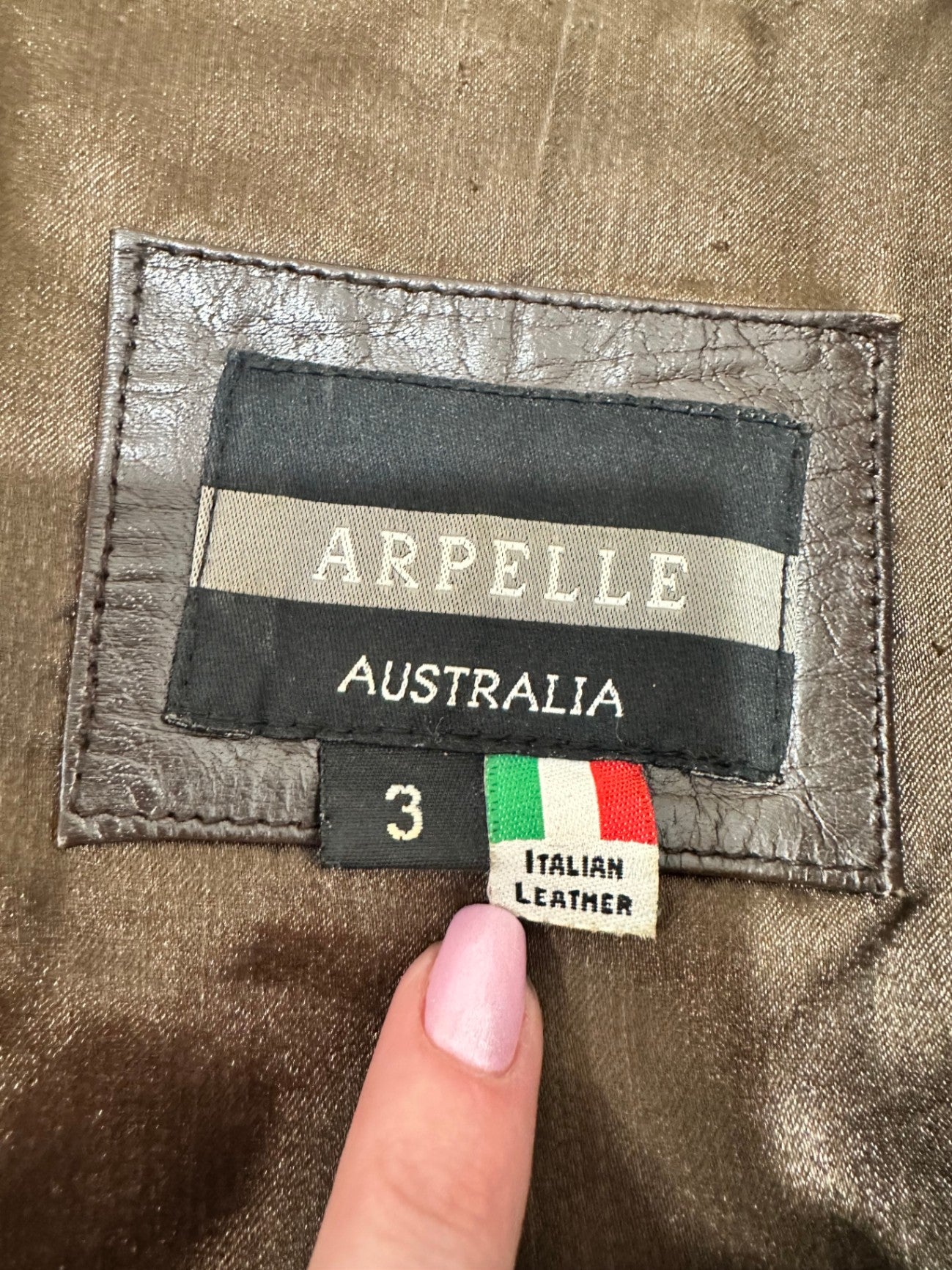 Jacket Small Brown