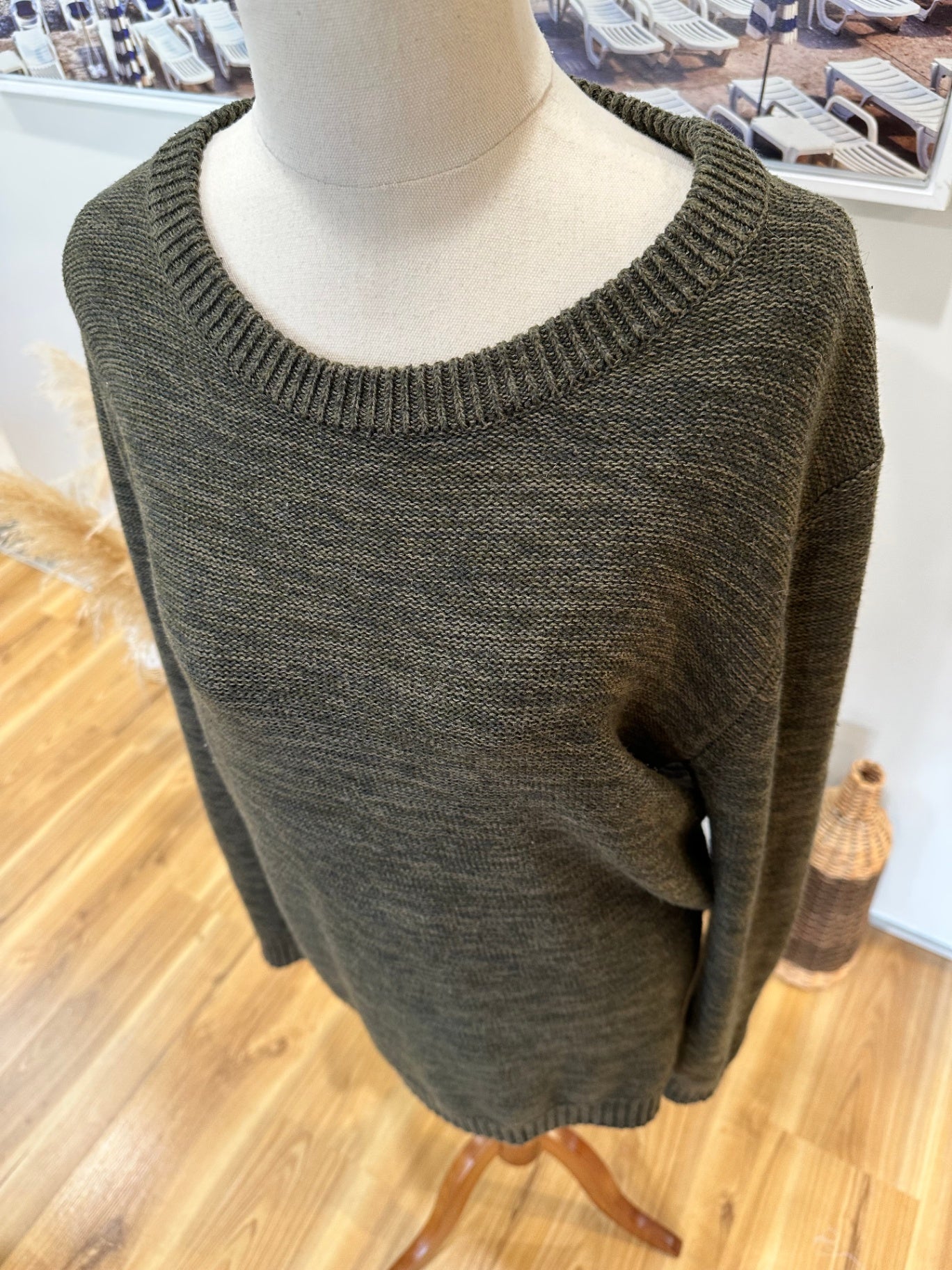 Rusty Jumper Small Olive Green