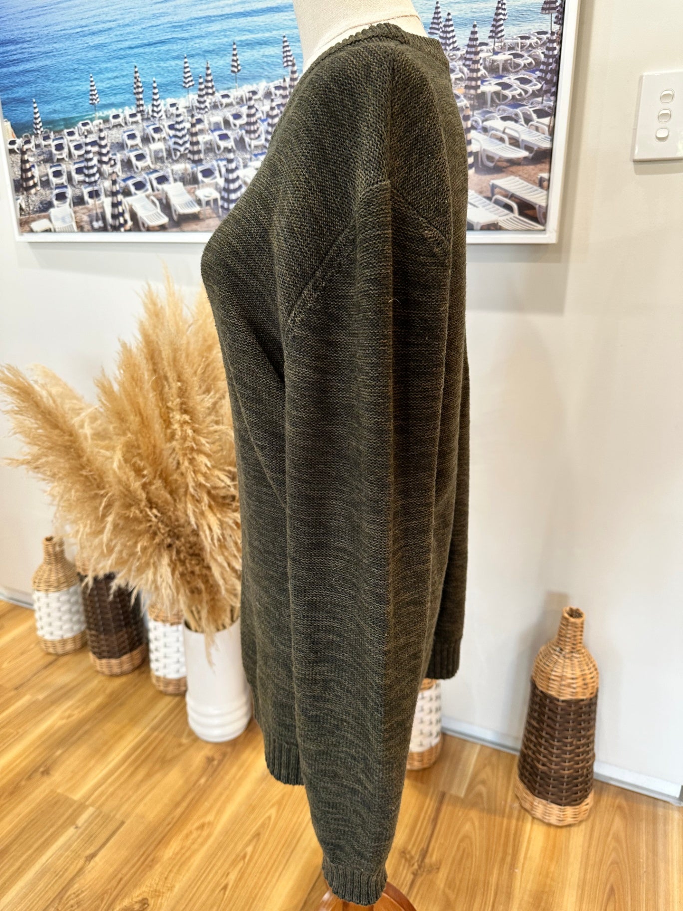 Rusty Jumper Small Olive Green