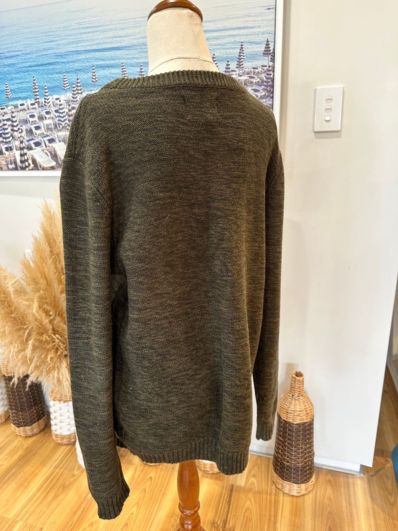 Rusty Jumper Small Olive Green