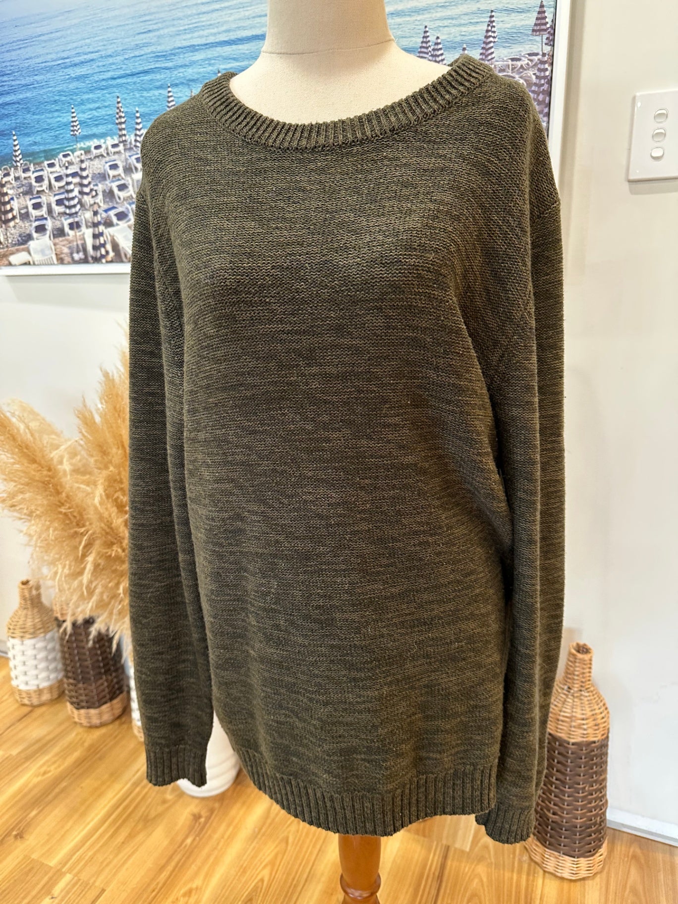 Rusty Jumper Small Olive Green