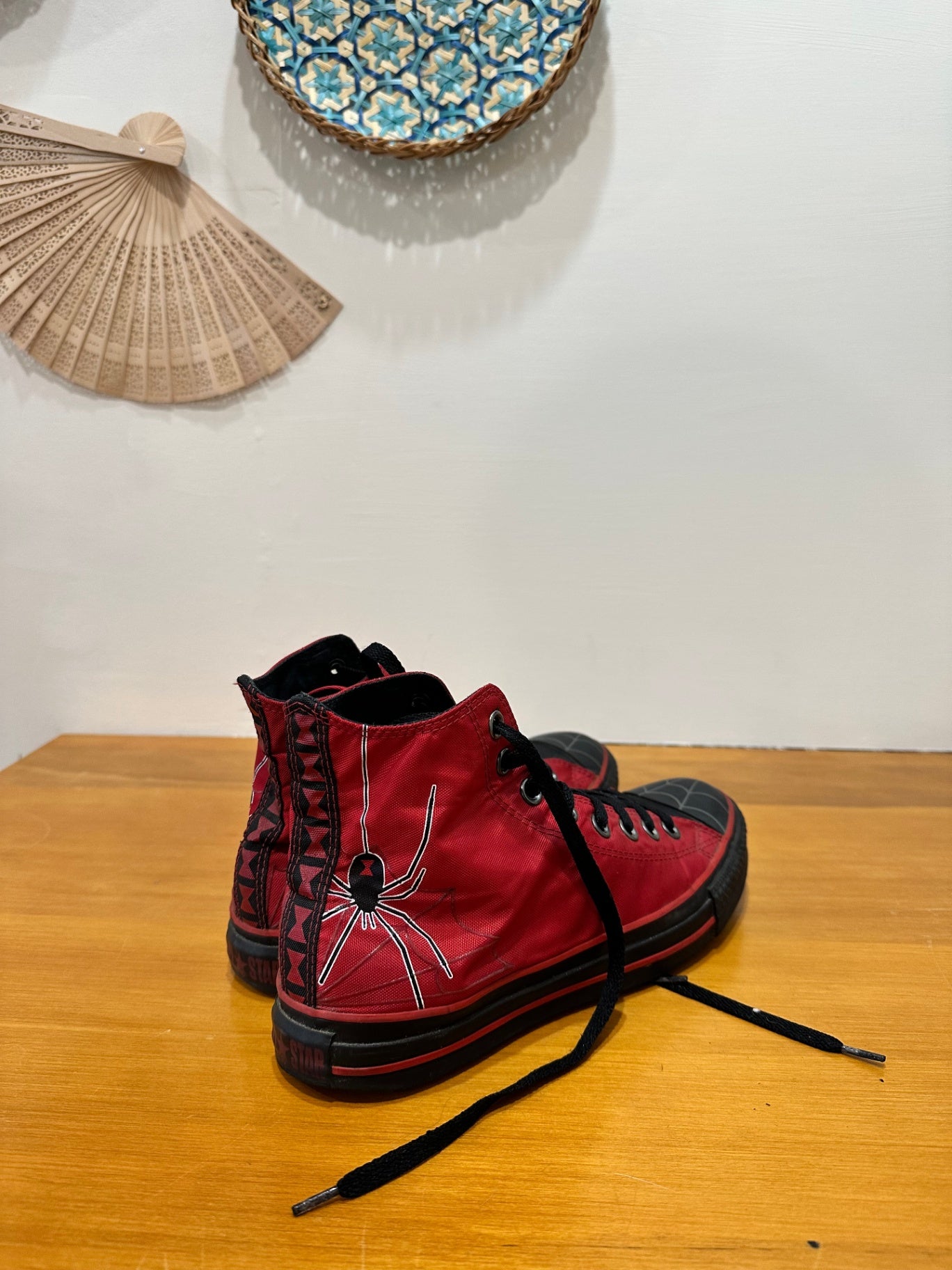 Converse Sneakers - Ladies 9 - Spiderman