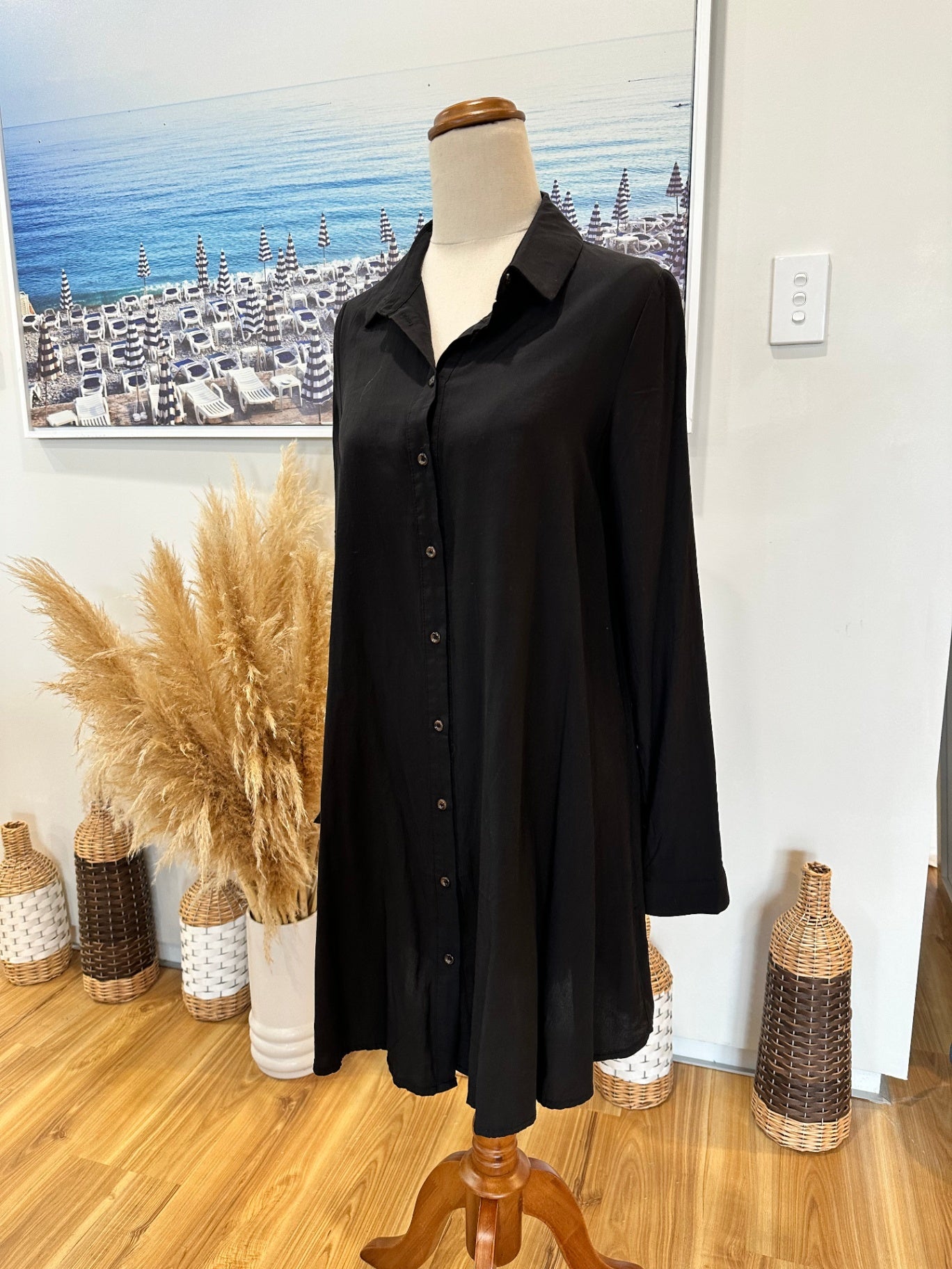 Ava Dress 8 Black