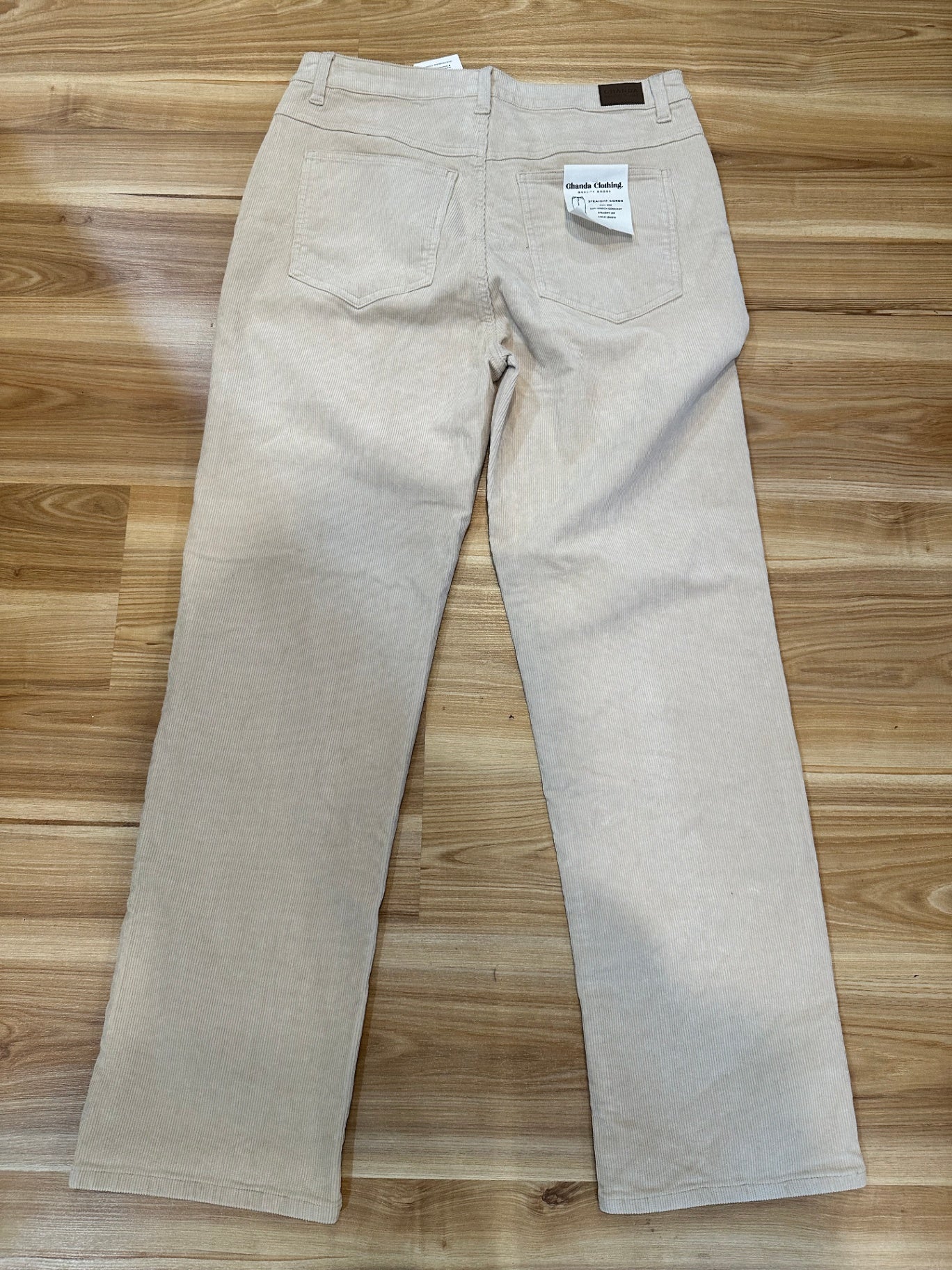 Ghanda - Corduroy Pants - Size 14 - New Beige