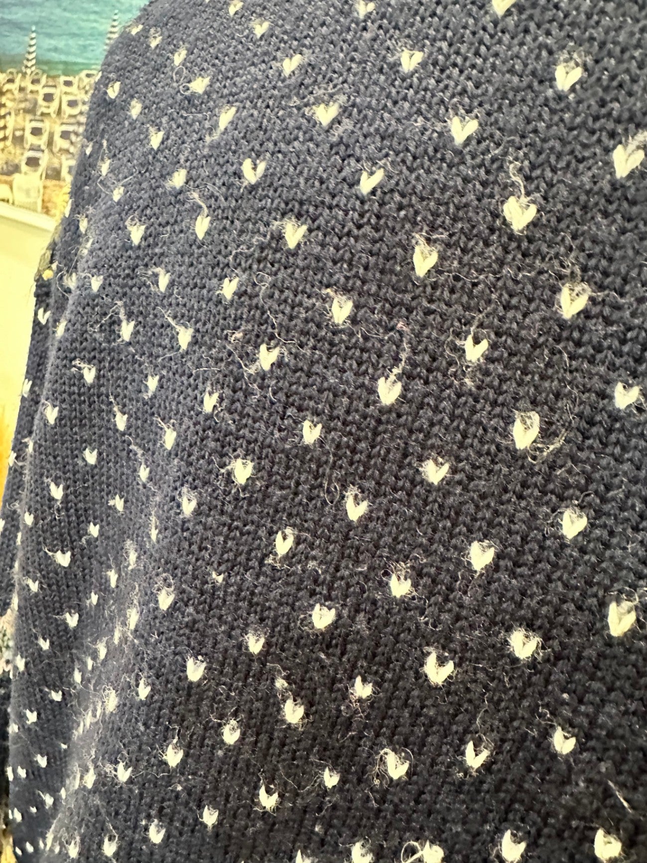 Vintage 90's Cardigan 10 Navy blue