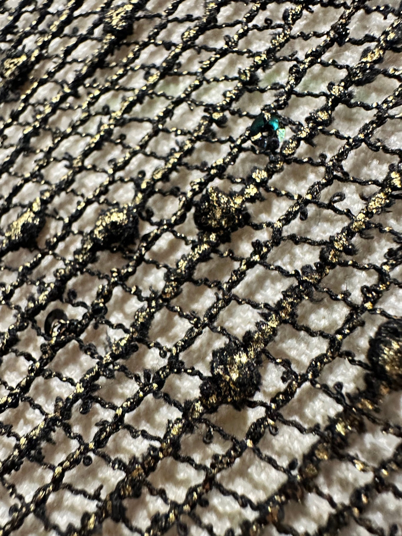 Democracy - Black & Gold - Mesh Top