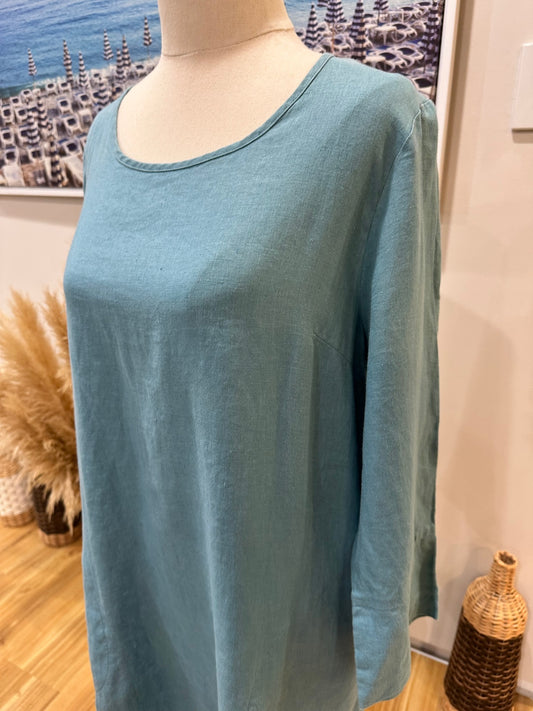 Random Dress 10 Light Blue - 100% linen