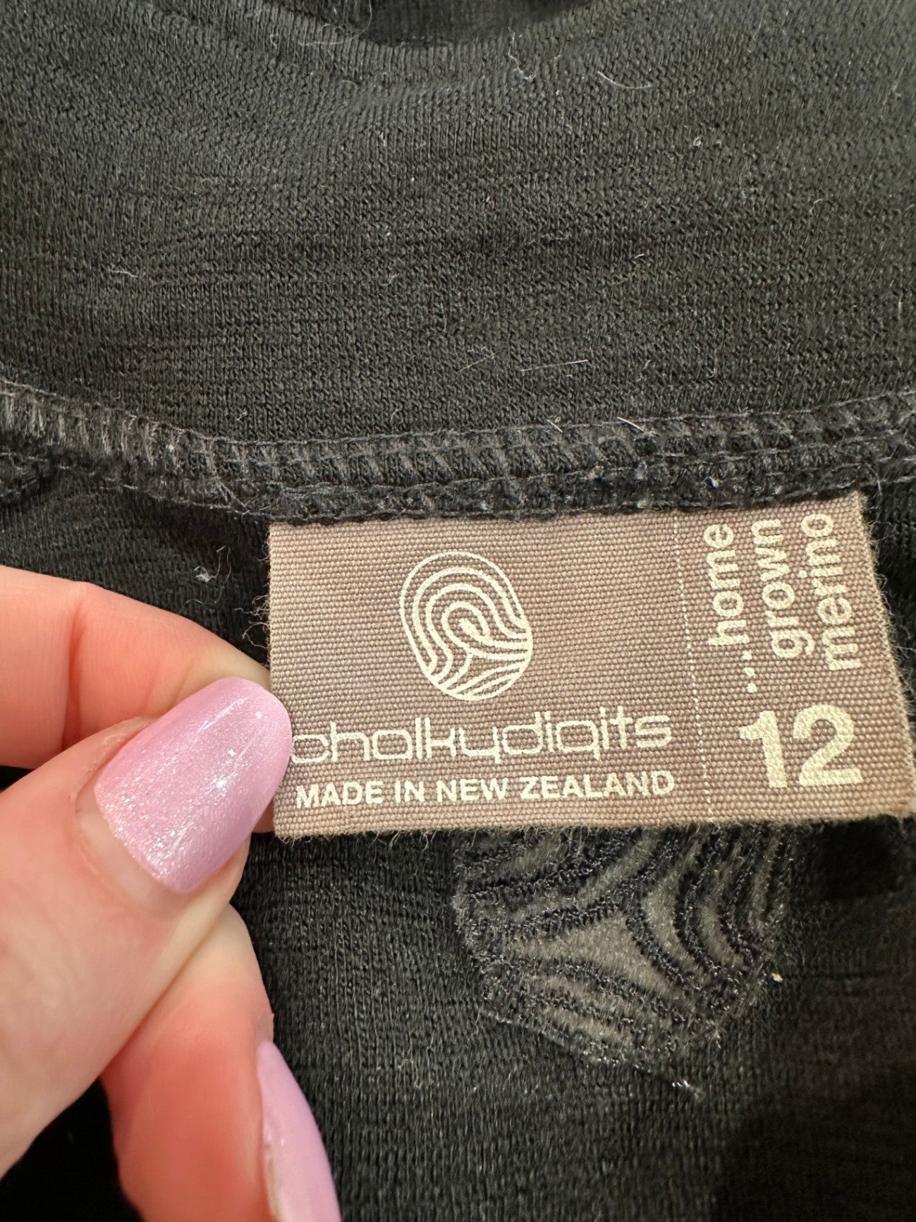 Chalky Digits - Jumper - Size 12 - Merino + Cotton