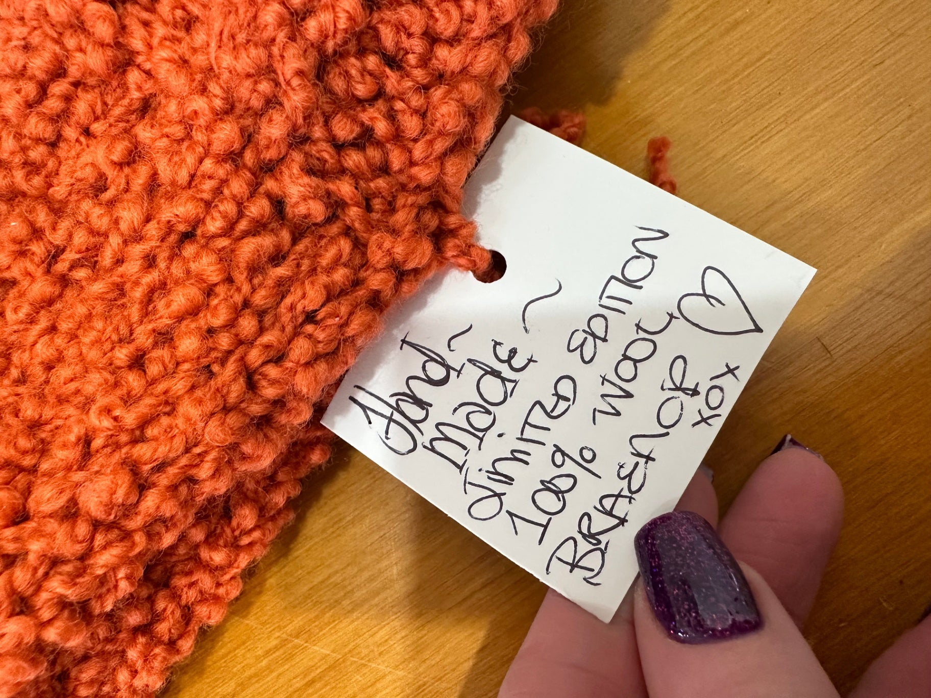 Made in New Brighton - Mittens - Orange