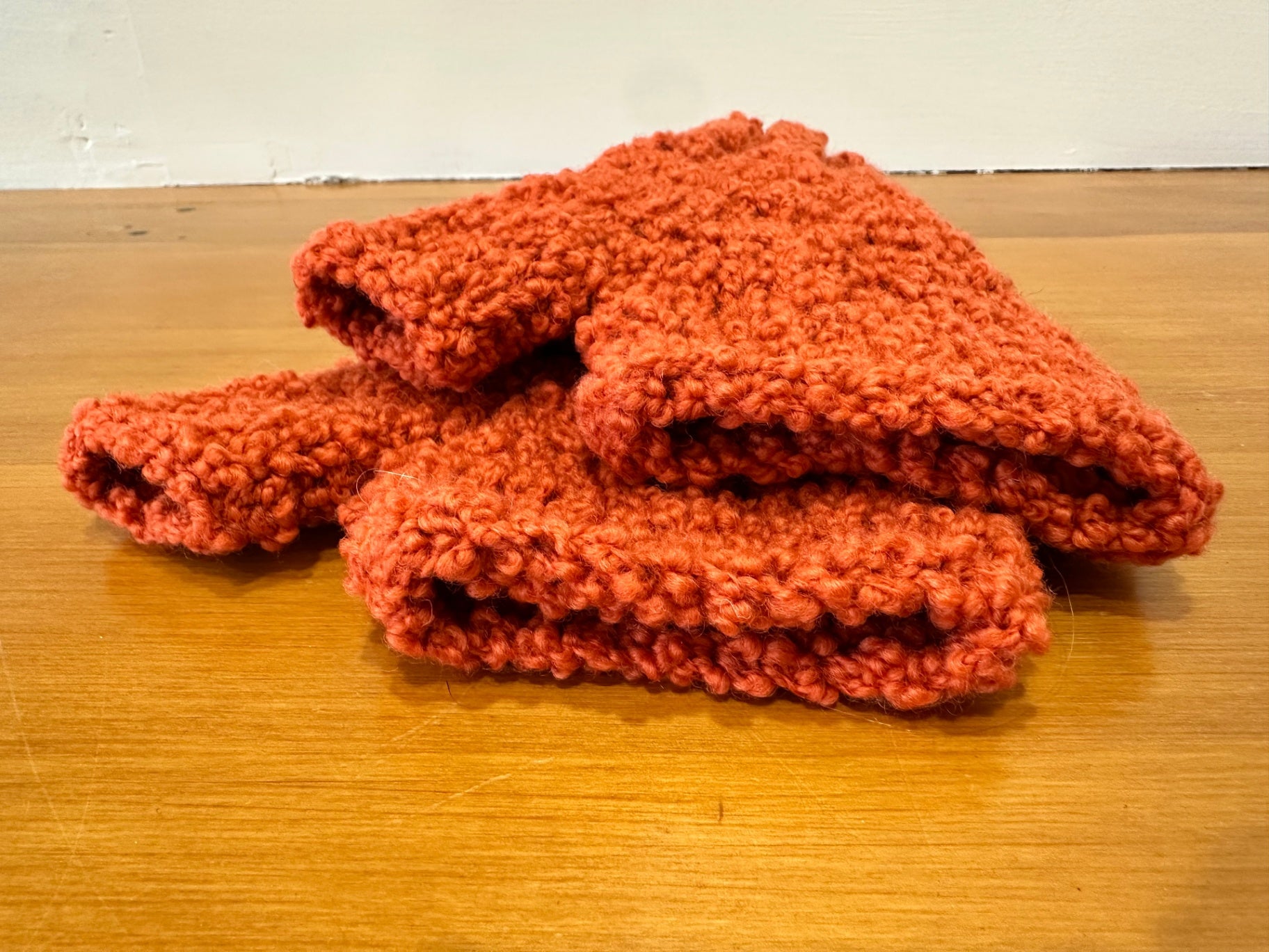 Made in New Brighton - Mittens - Orange