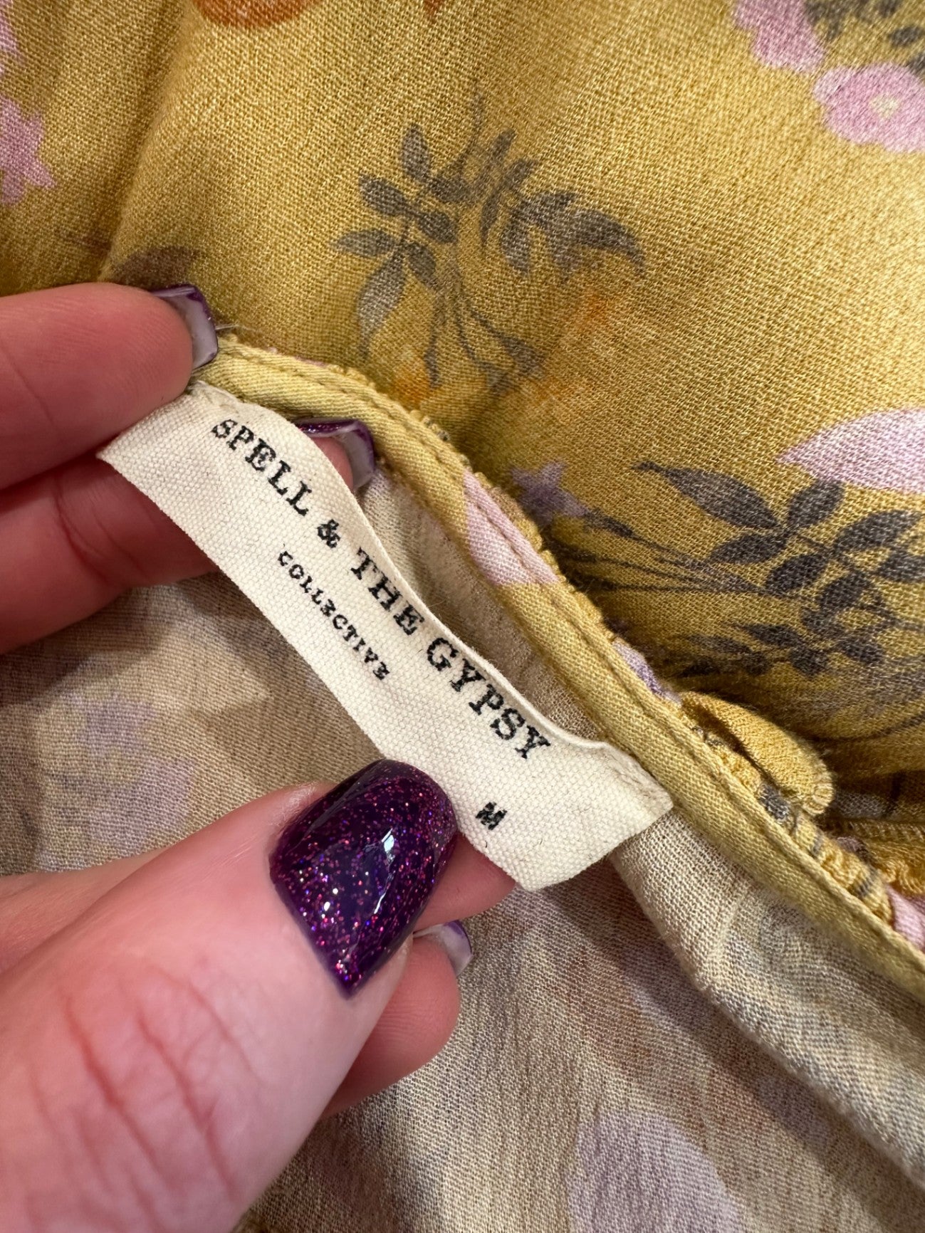 Spell - Maxi Dress - Medium - Mustard Tones