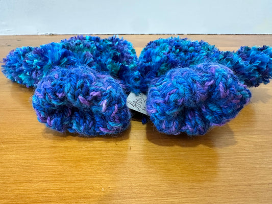 Made in New Brighton - Mittens - Blue