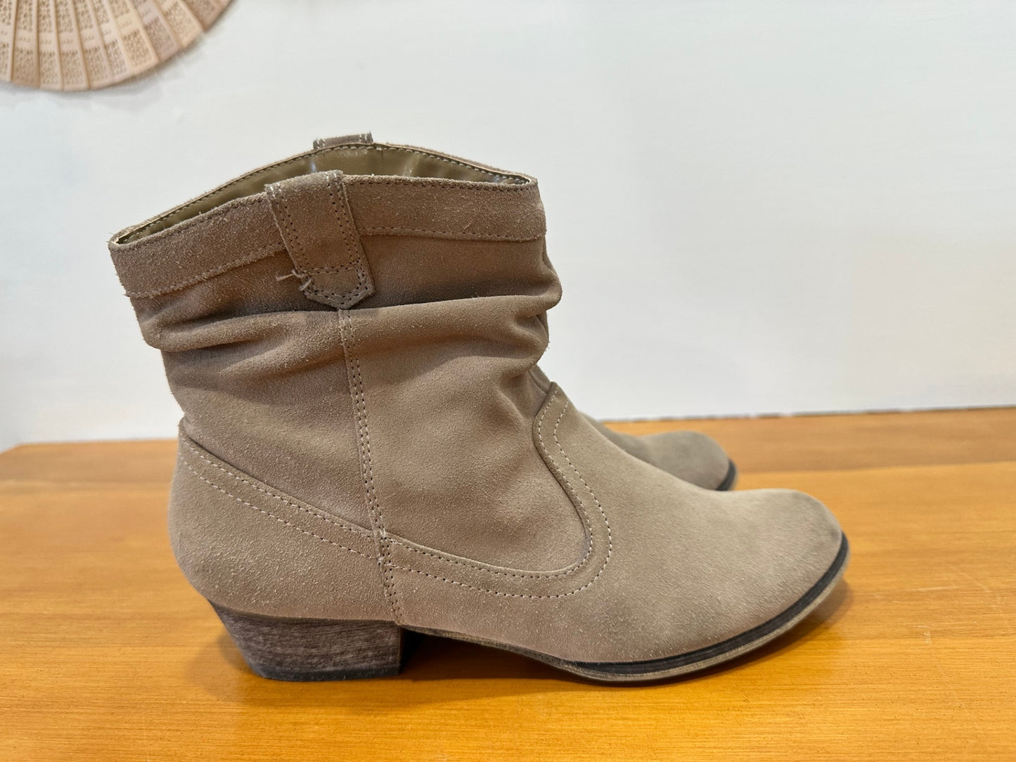 Cowboy Ankle Boots - Size 7
