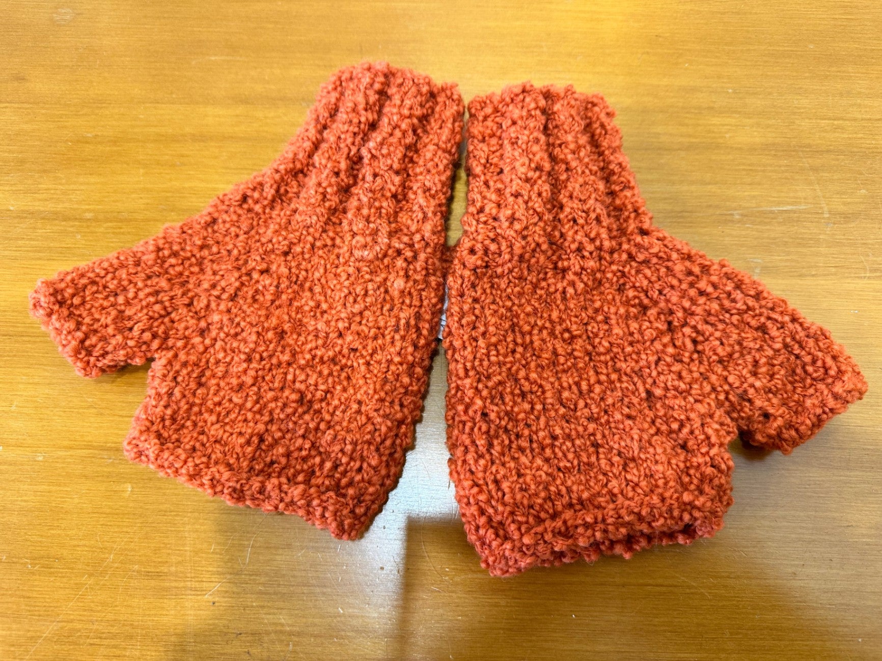 Made in New Brighton - Mittens - Orange