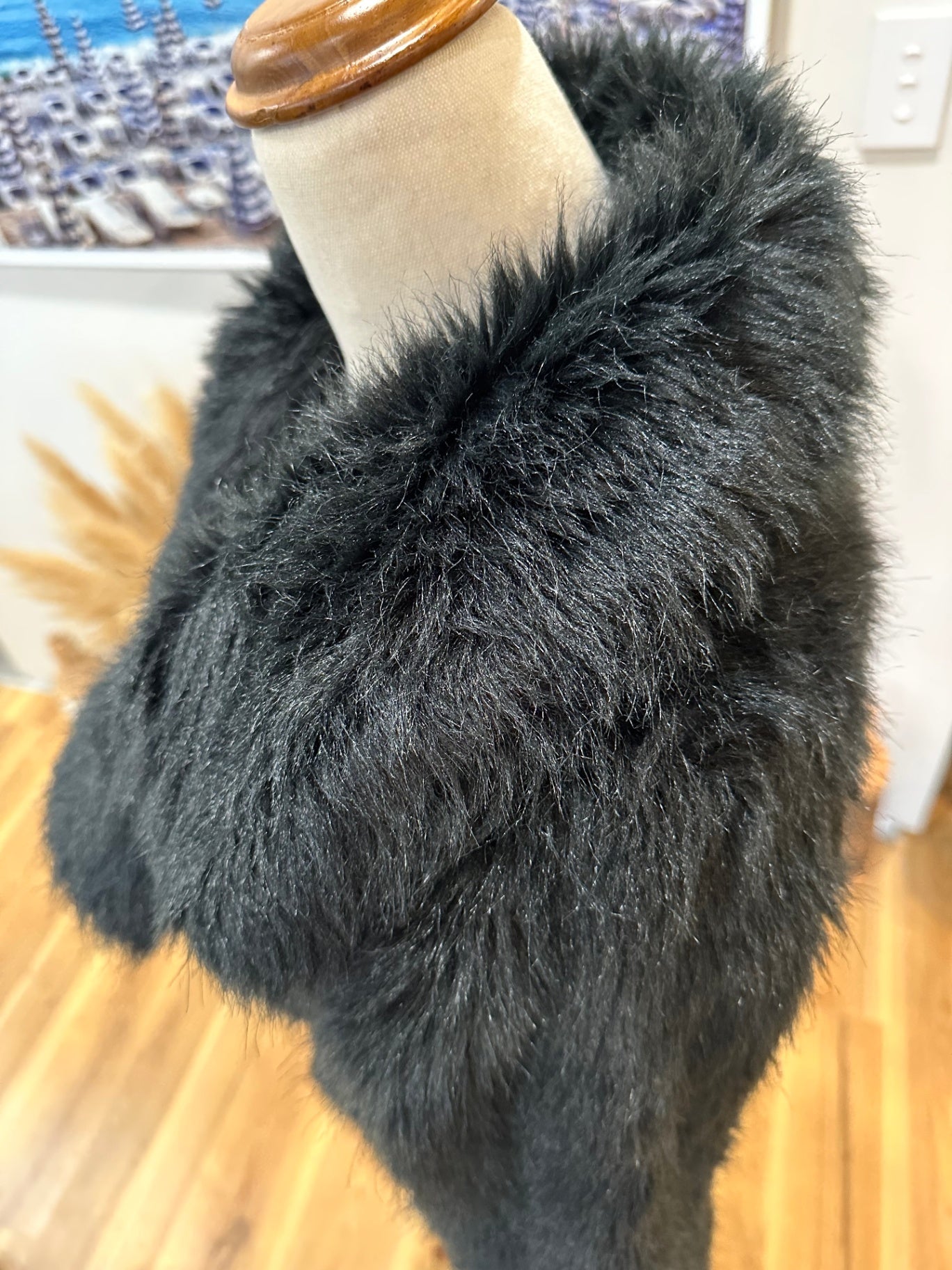 Principals - Faux Fur Jacket - Extra Small - Black