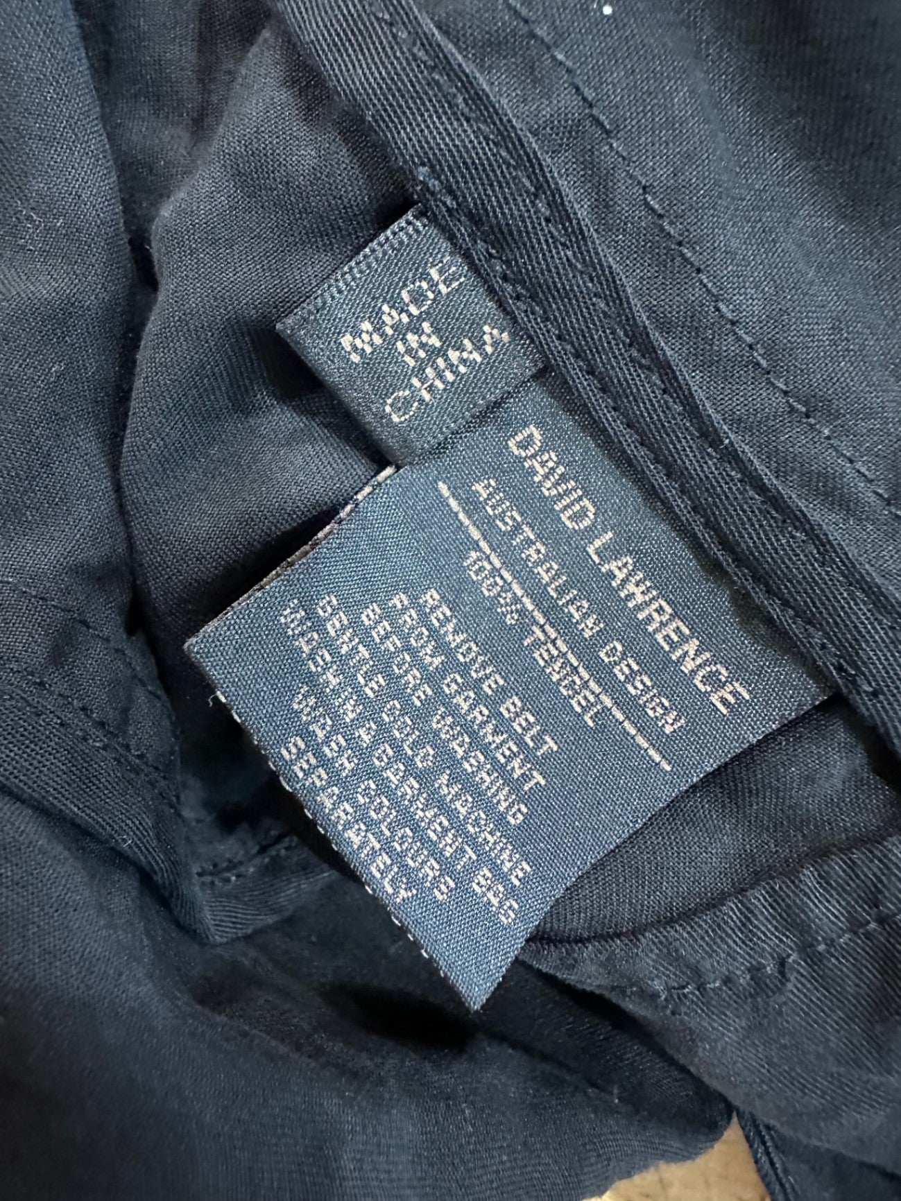 David Lawrence - Crop Jacket - Size 12 - Black