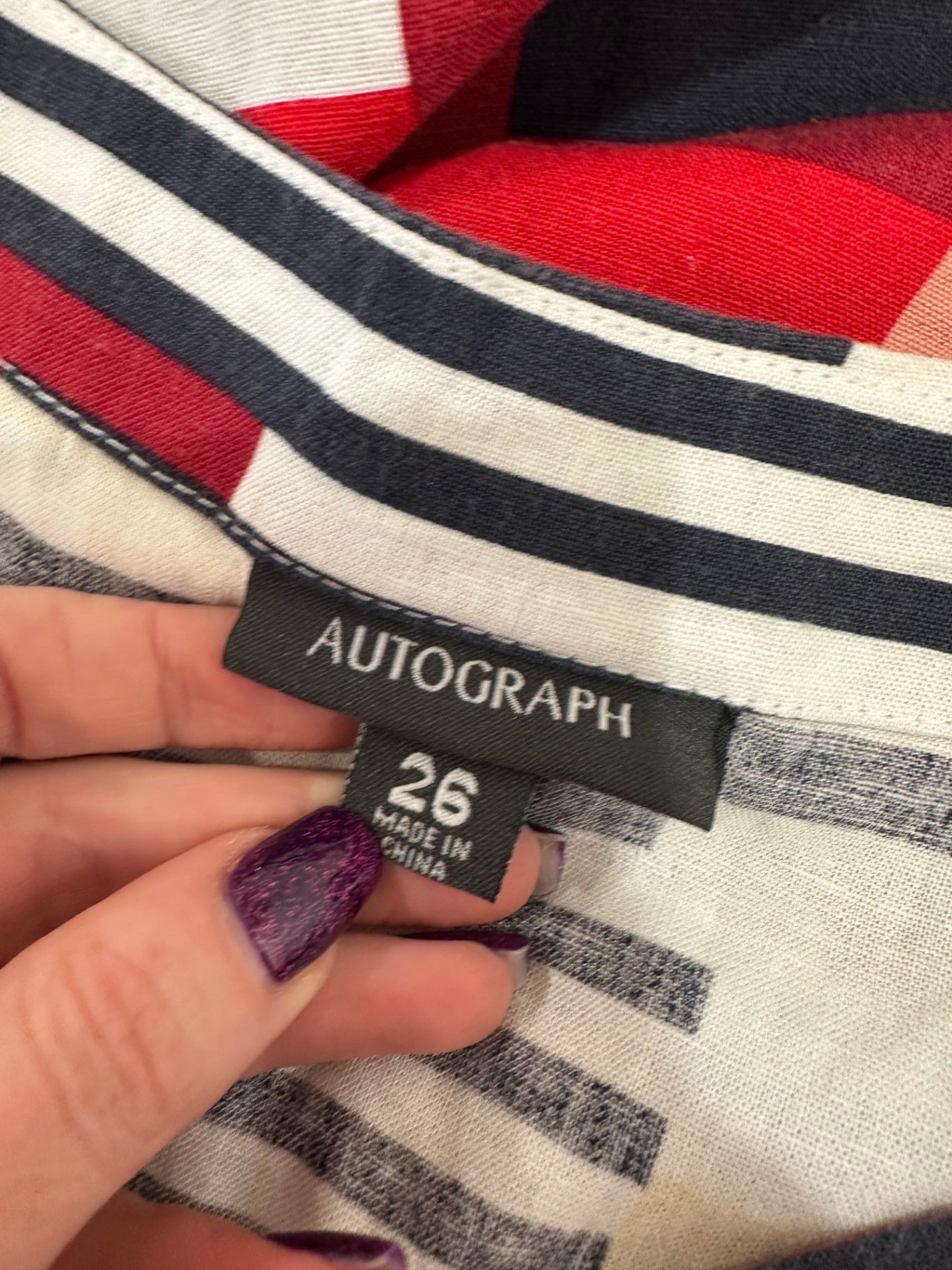 Autograph - Top - Size 26 - 55% Linen